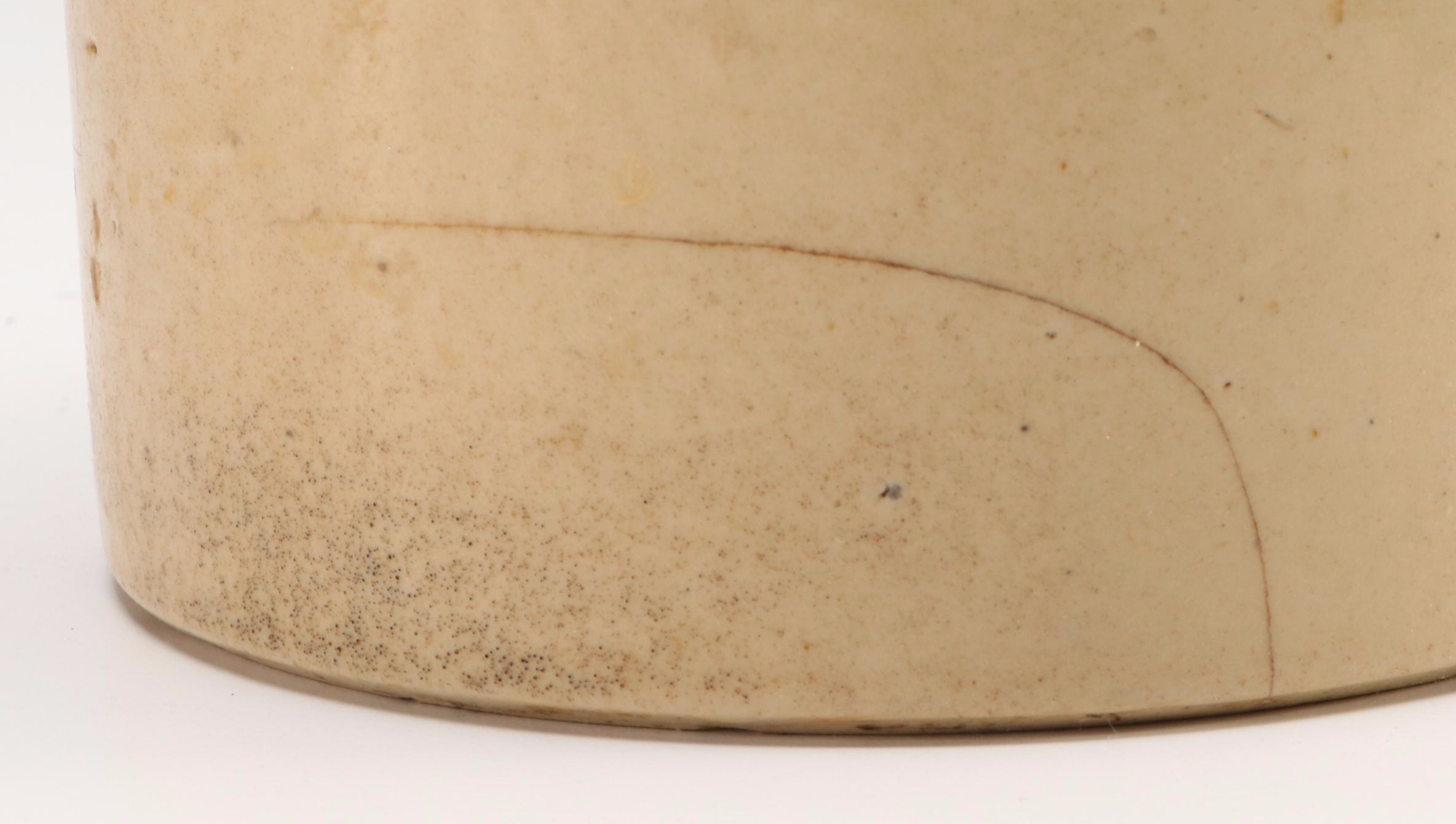 Timothy White Salt Glazed Stoneware Foot Warmer with Crocks and Bottle