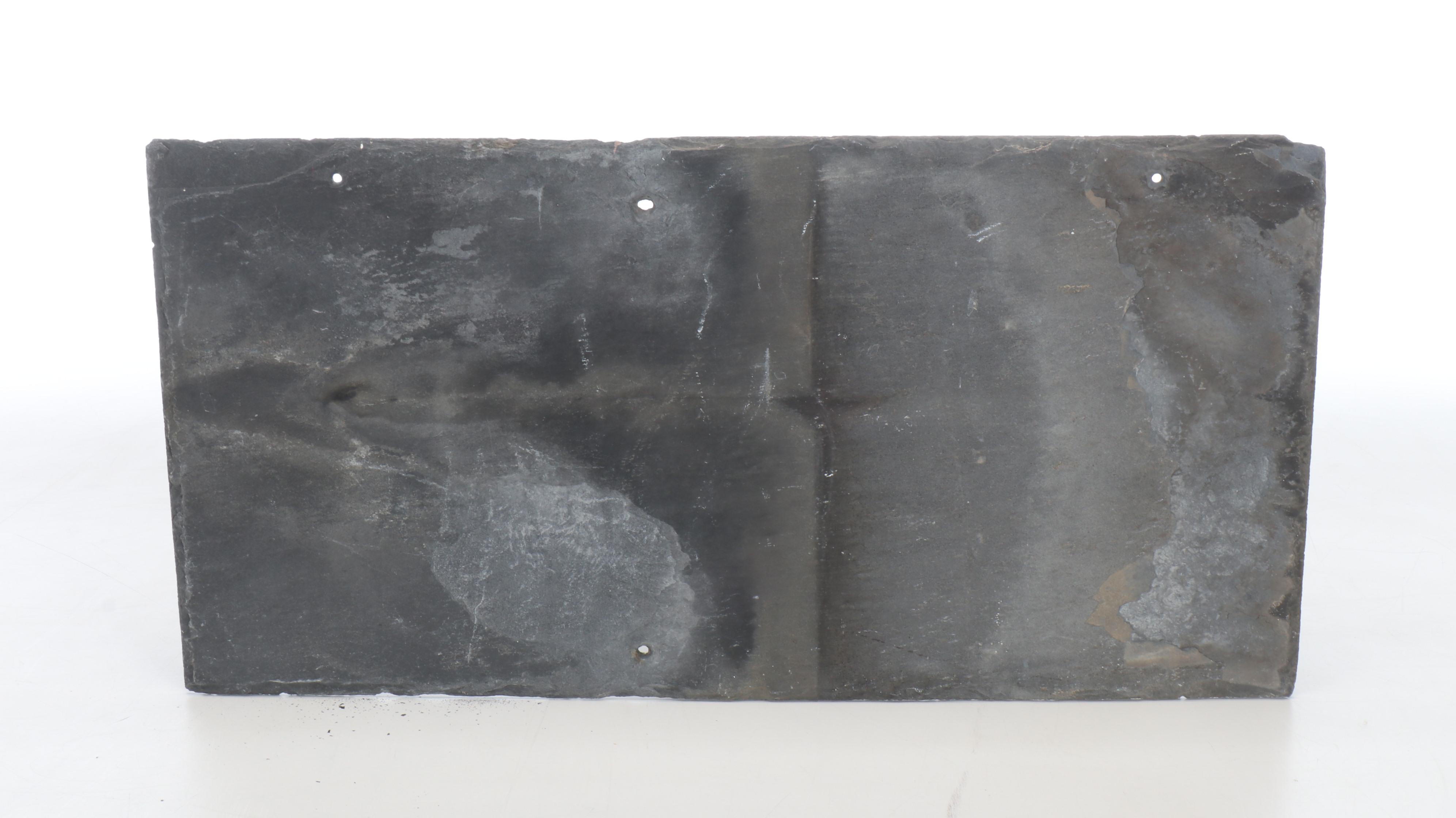 Hand-Painted Slate Welcome Sign with Cylindrical Glass Floor Vase