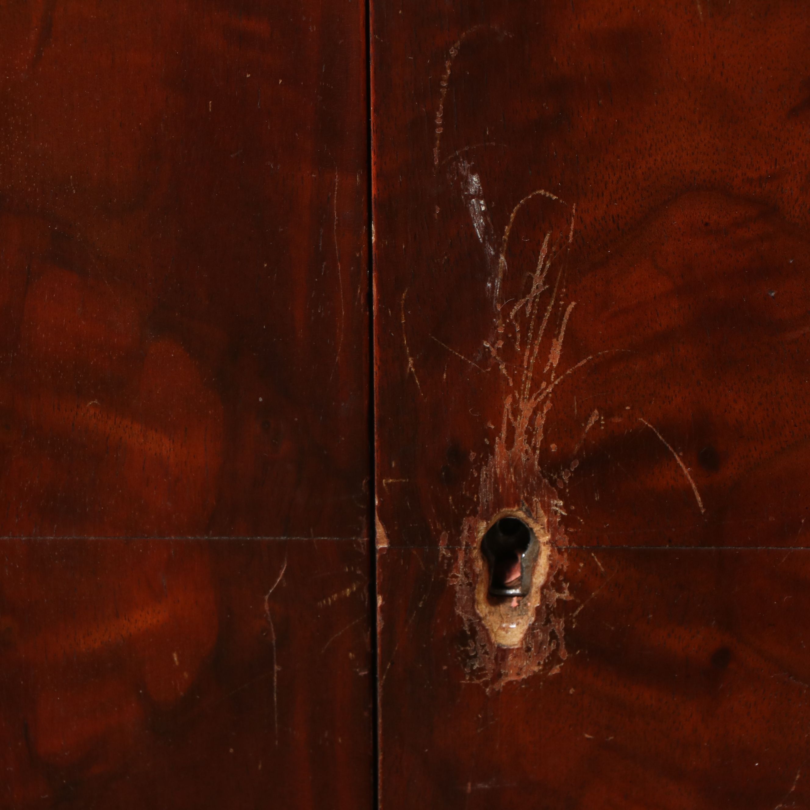 Al. Carlson Mfg. Co. Art Deco Walnut Wardrobe, Early 20th Century