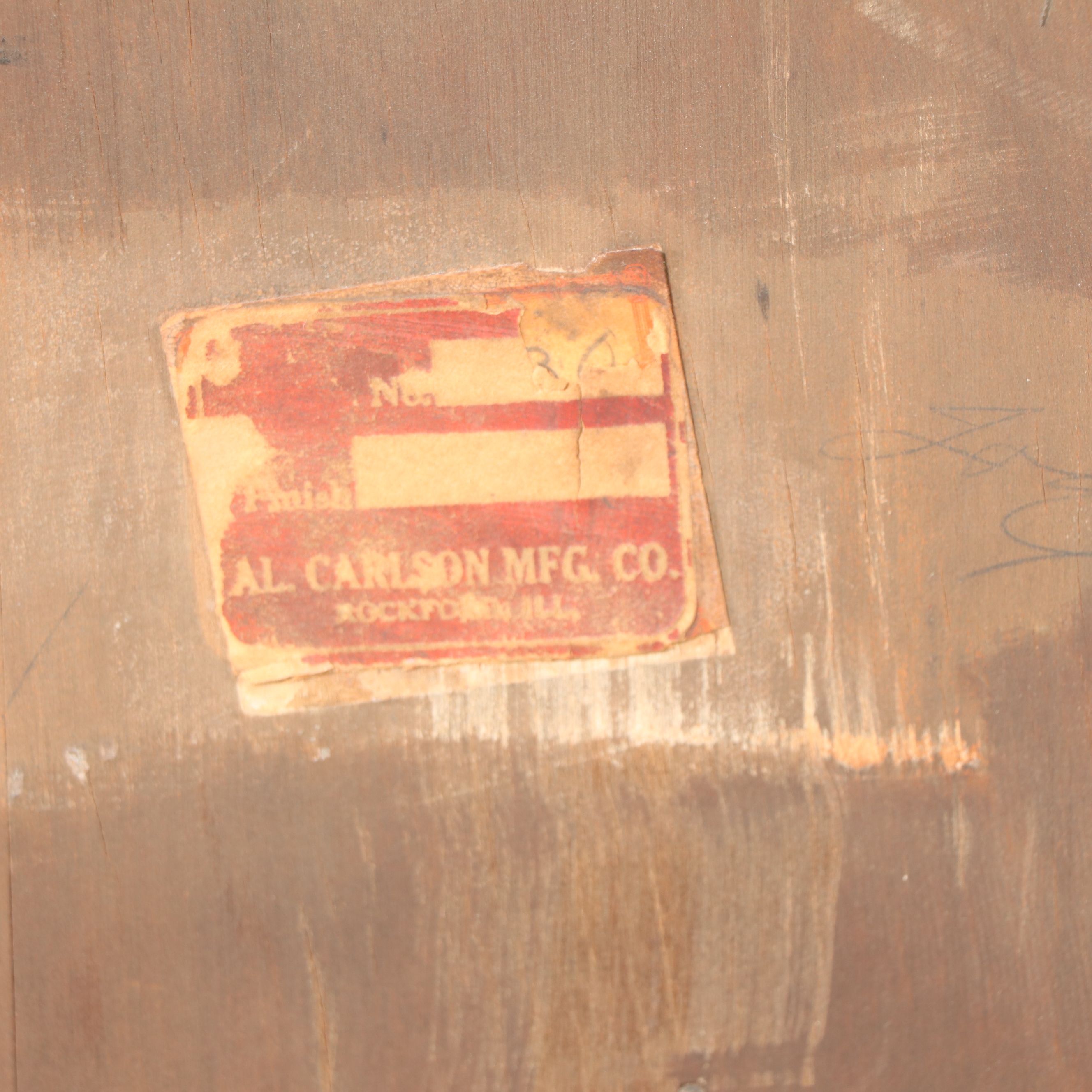 Al. Carlson Mfg. Co. Art Deco Walnut Wardrobe, Early 20th Century