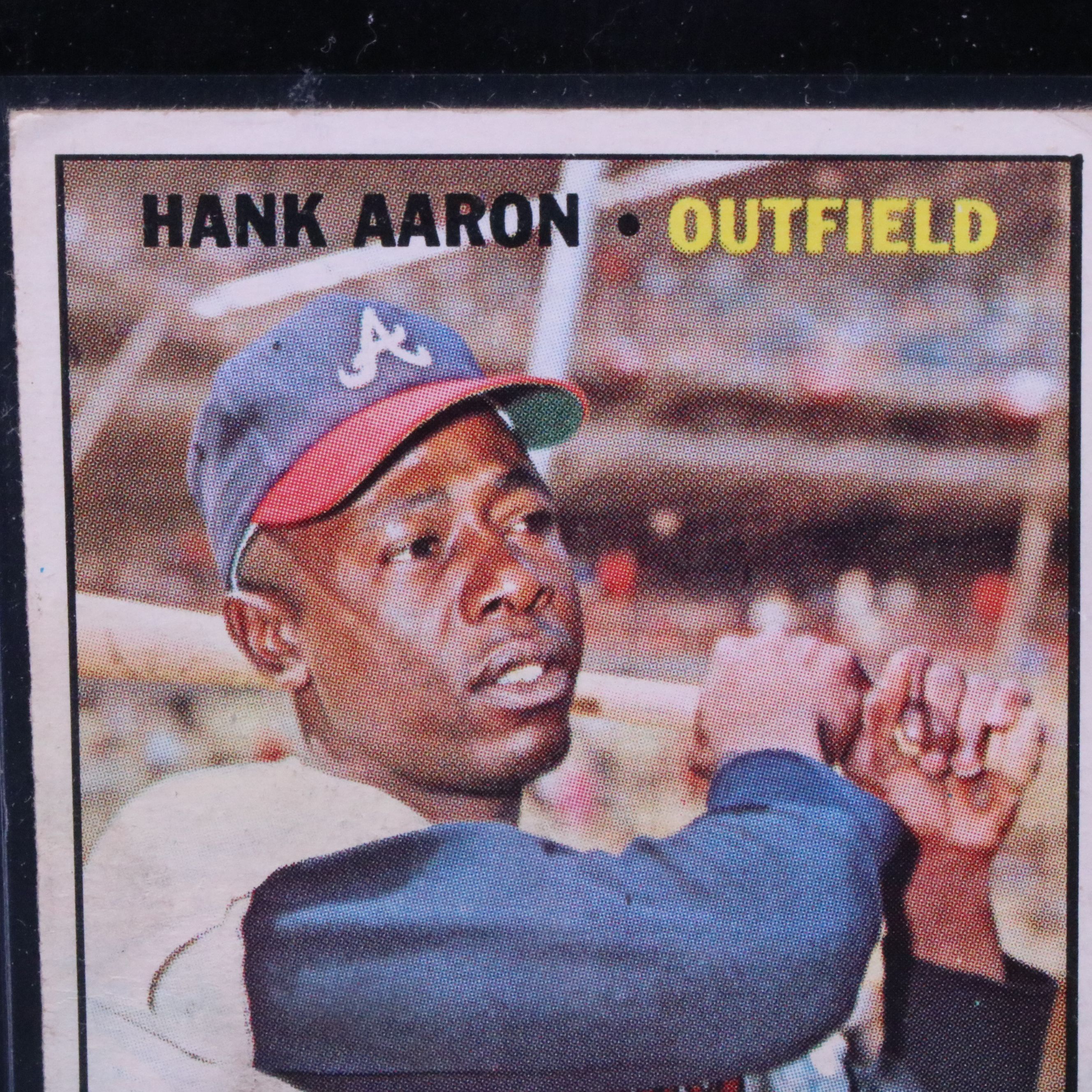 1967 Topps Hank Aaron Atlanta Braves Baseball Card