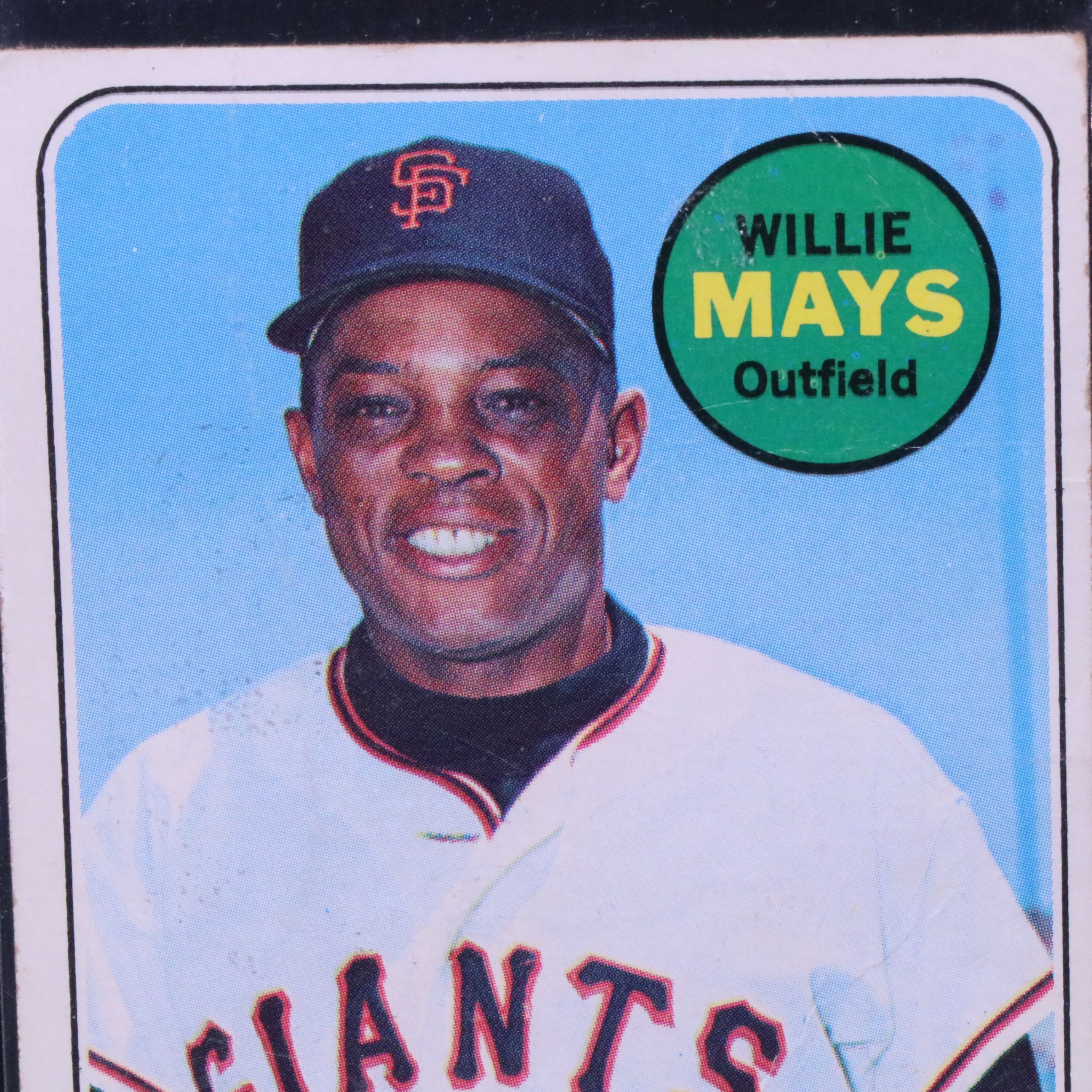 1969 Topps Willie Mays San Francisco Giants Baseball Card