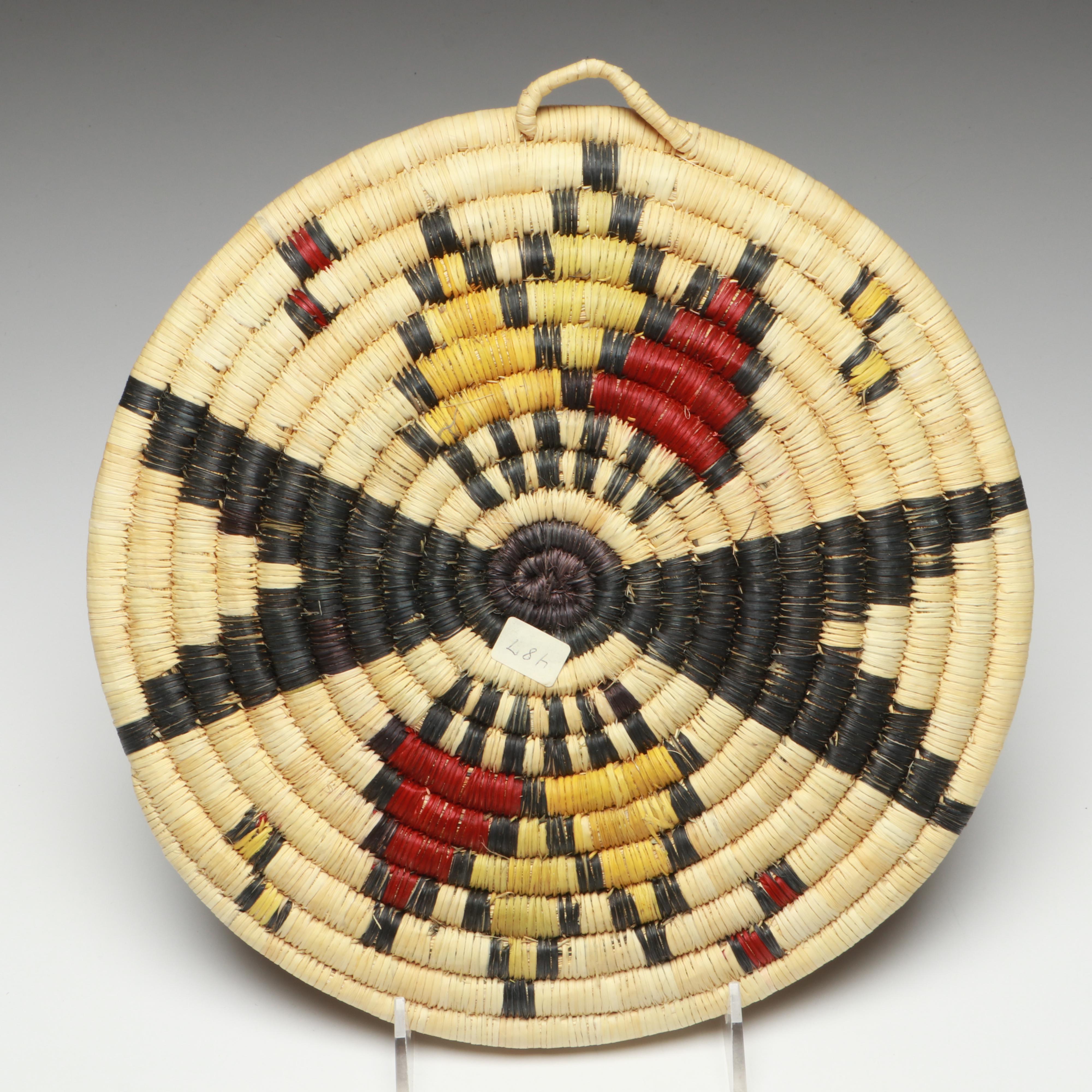 Hopi Yucca and Galleta Grass Coiled Plaque