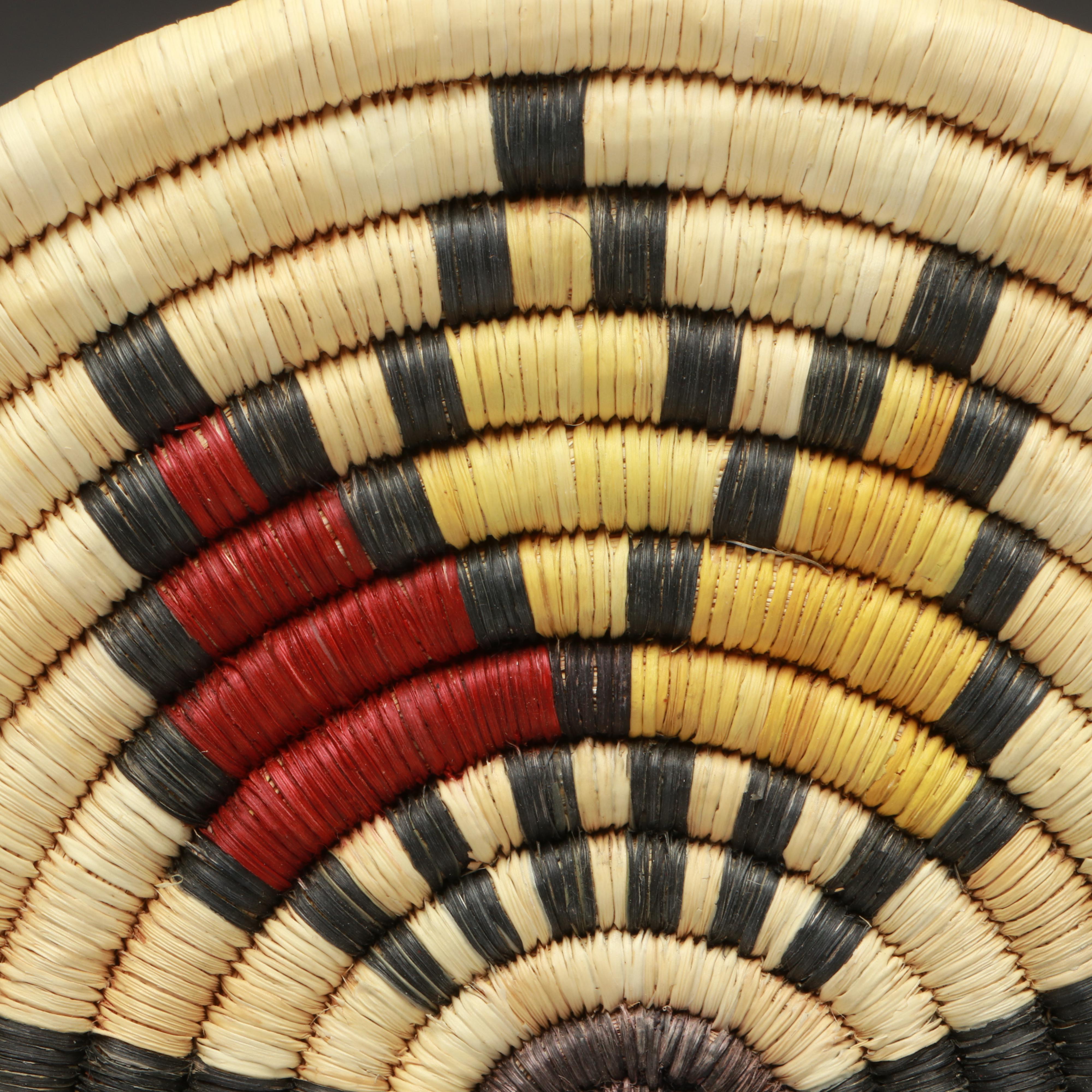 Hopi Yucca and Galleta Grass Coiled Plaque