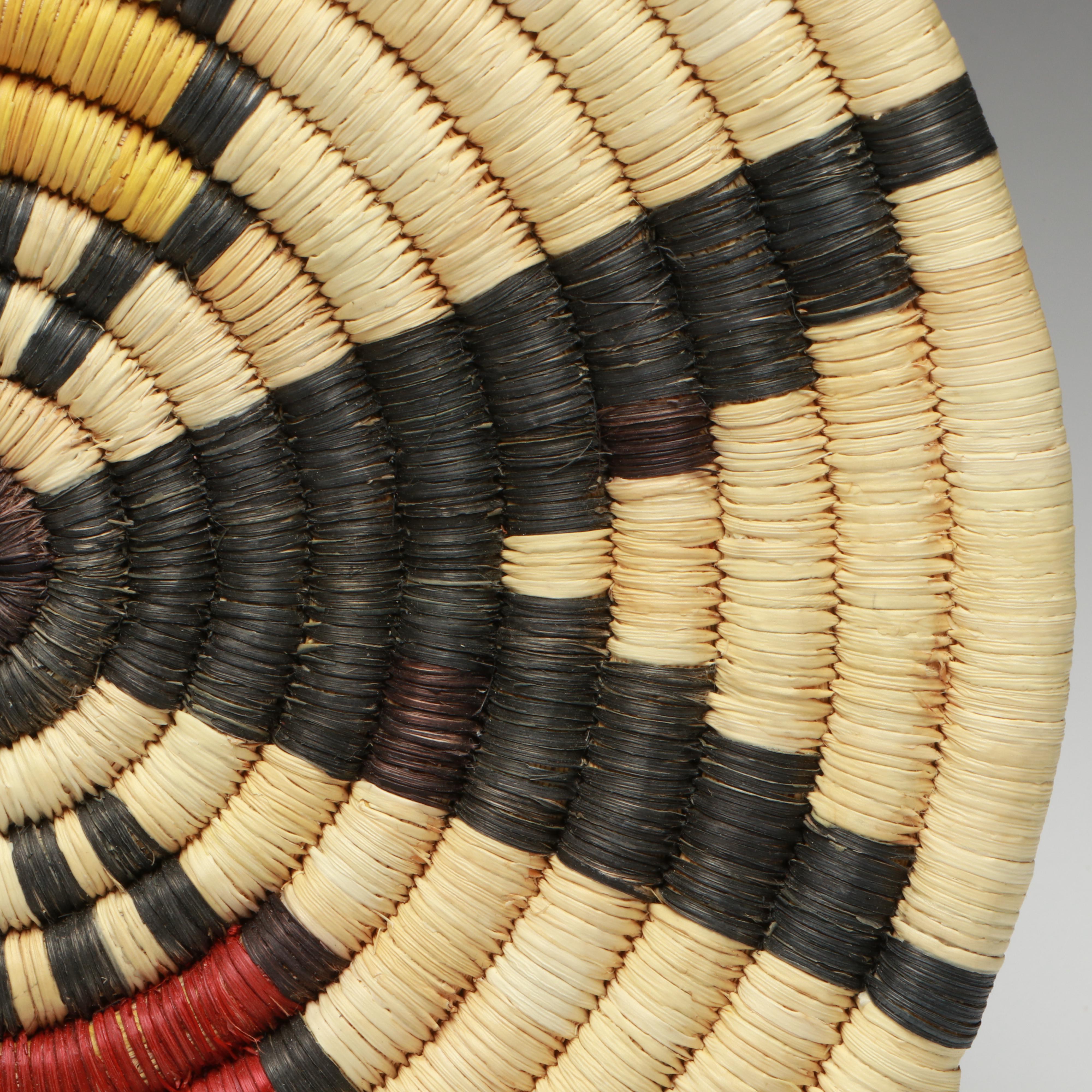 Hopi Yucca and Galleta Grass Coiled Plaque