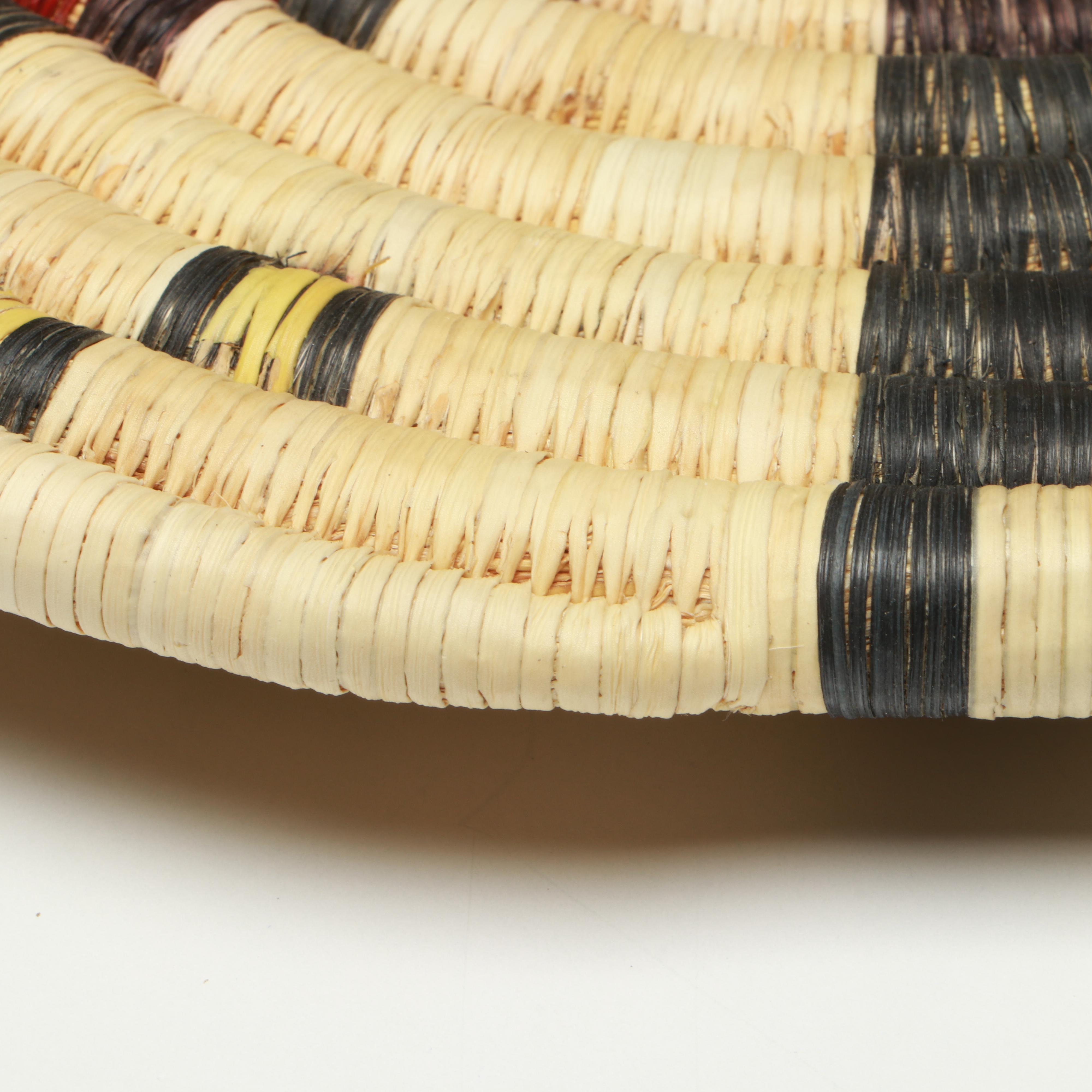 Hopi Yucca and Galleta Grass Coiled Plaque