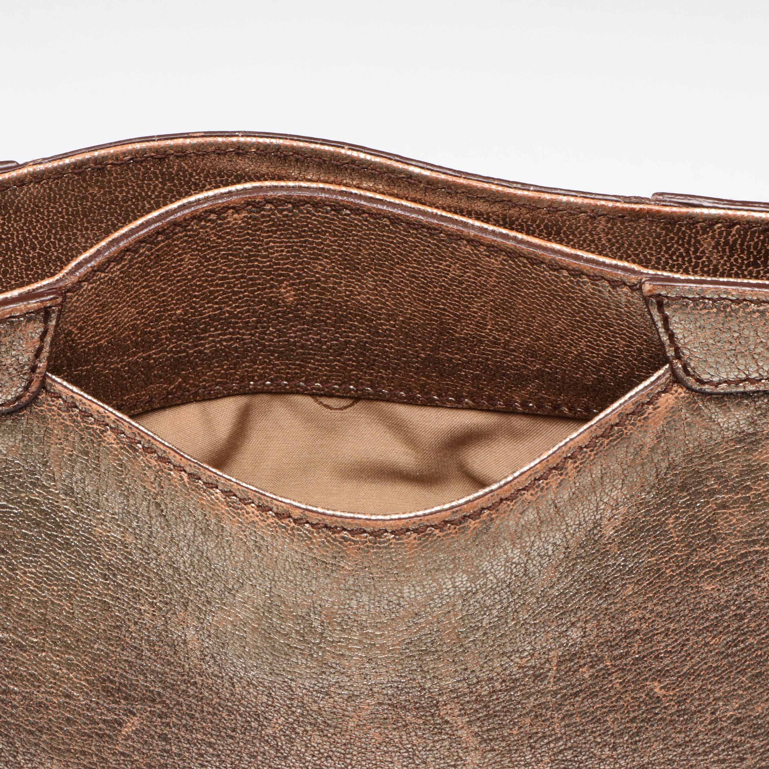 Cartier Marcello Shoulder Bag in Metallic Leather