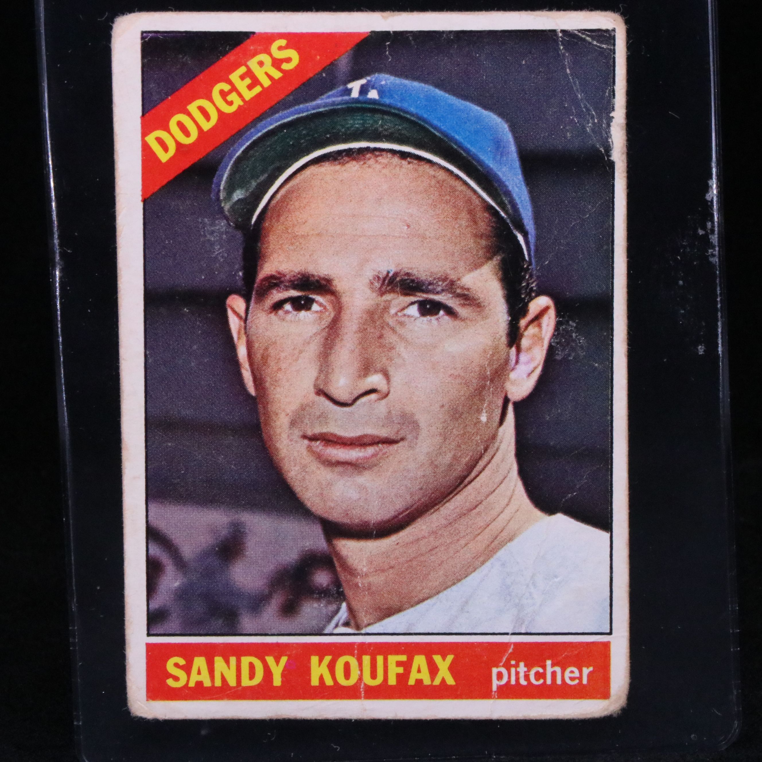 1966 Topps Sandy Koufax Los Angeles Dodgers Baseball Card