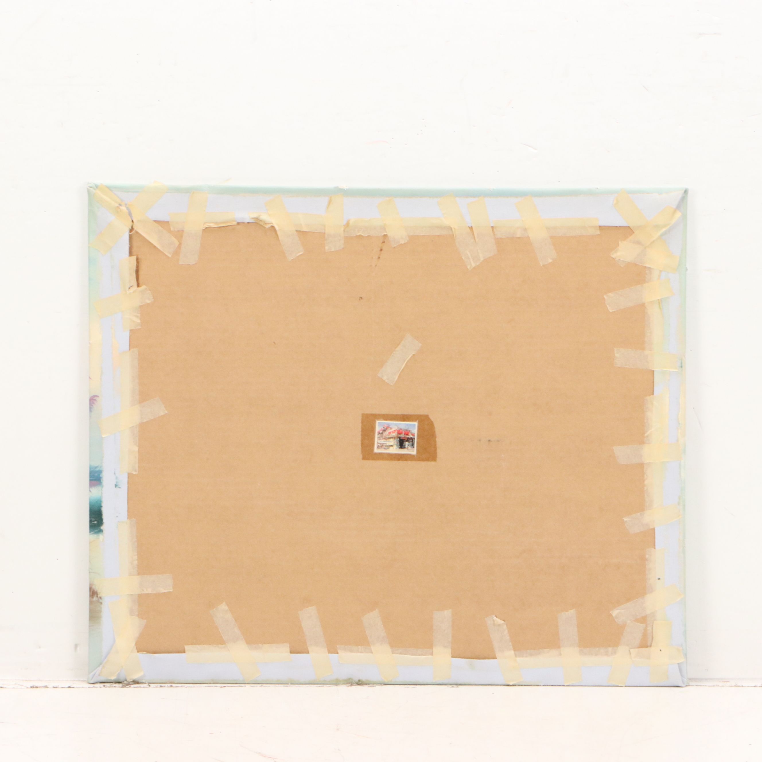 Catherine Parker Melton Seascape Oil Painting with Lighthouse, 20th Century