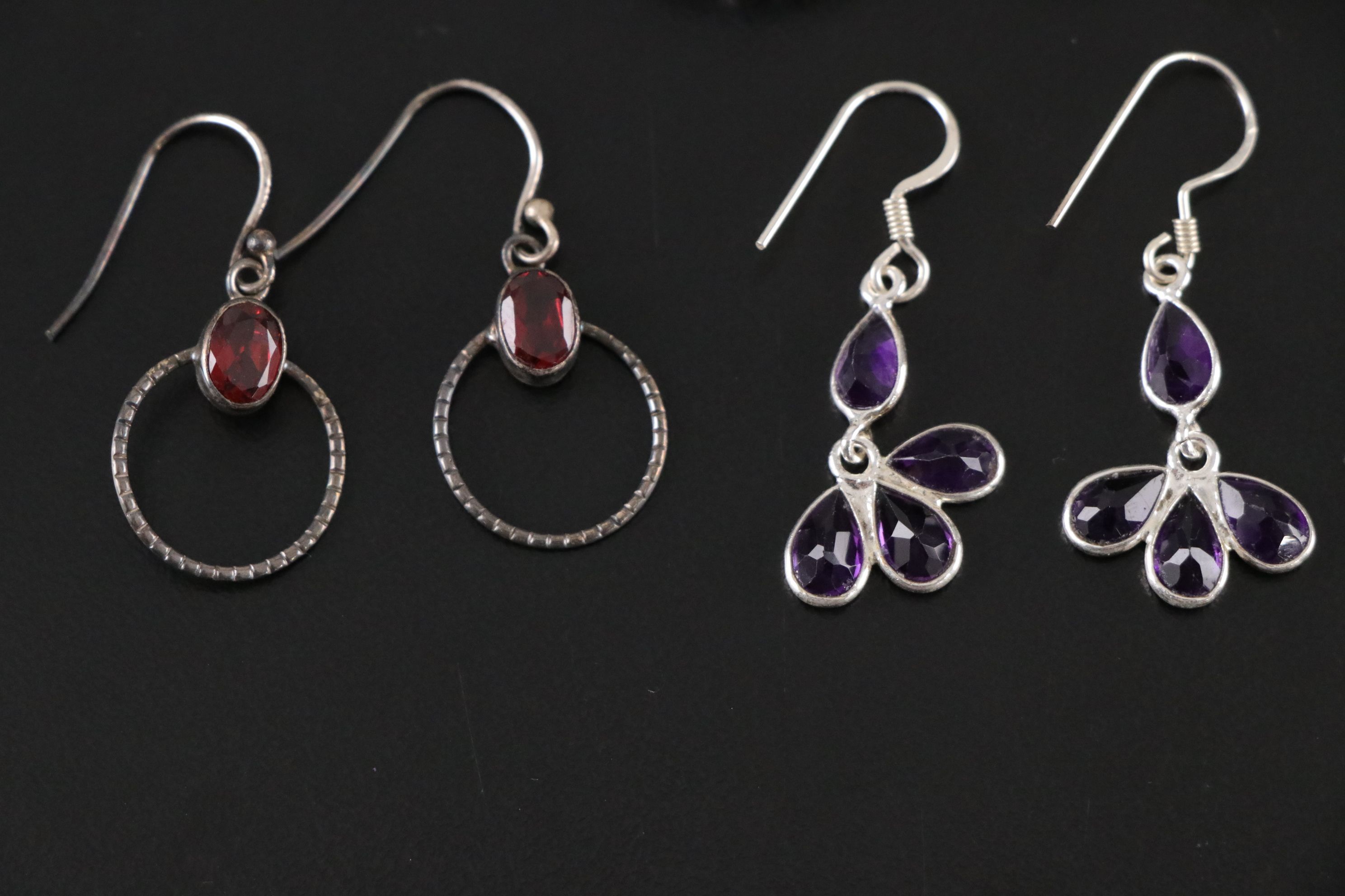 14 Assorted Sterling Silver Necklaces, Earrings and Pendants