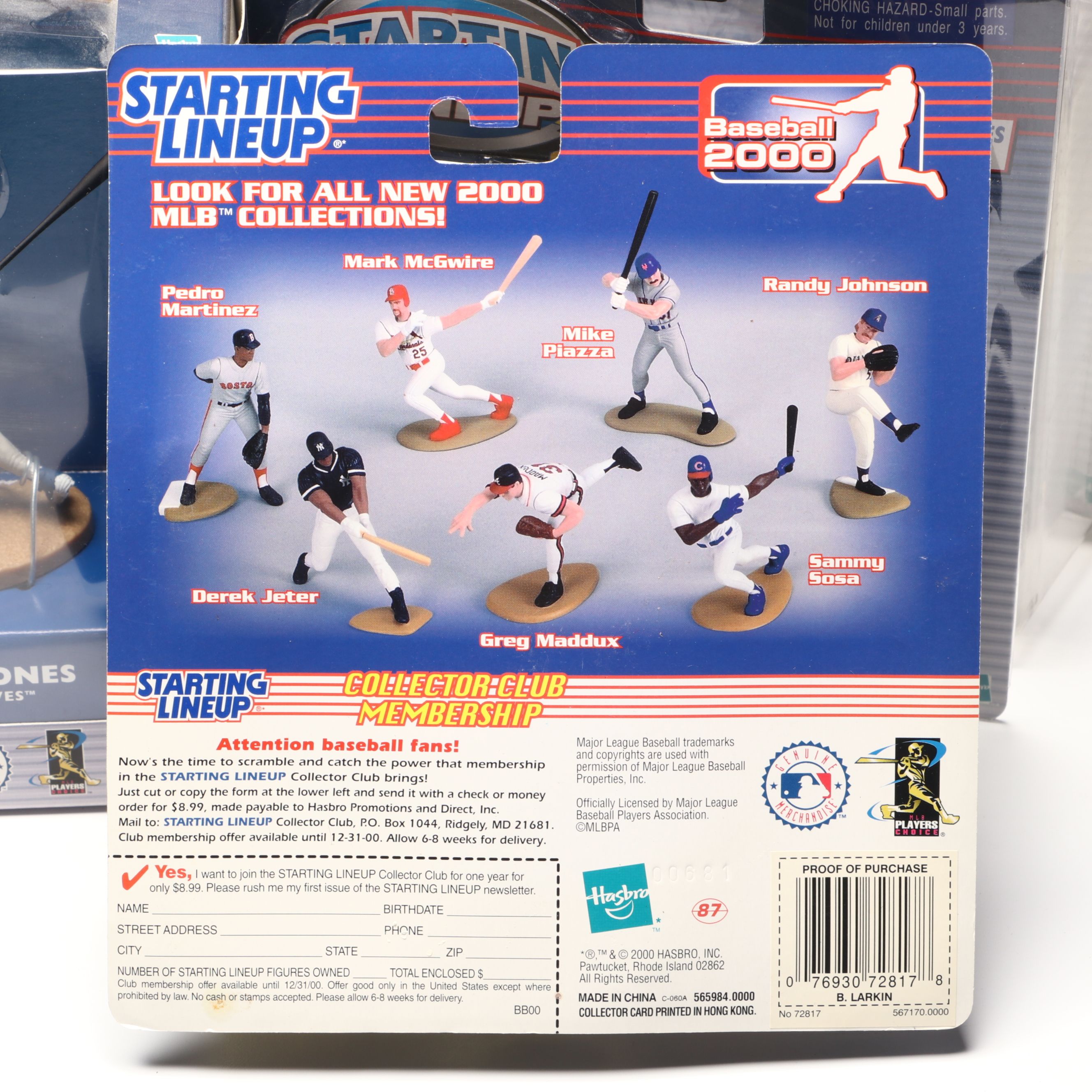 Starting Lineup Sean Casey, Ken Griffey Jr., and More Action Figures with Cards