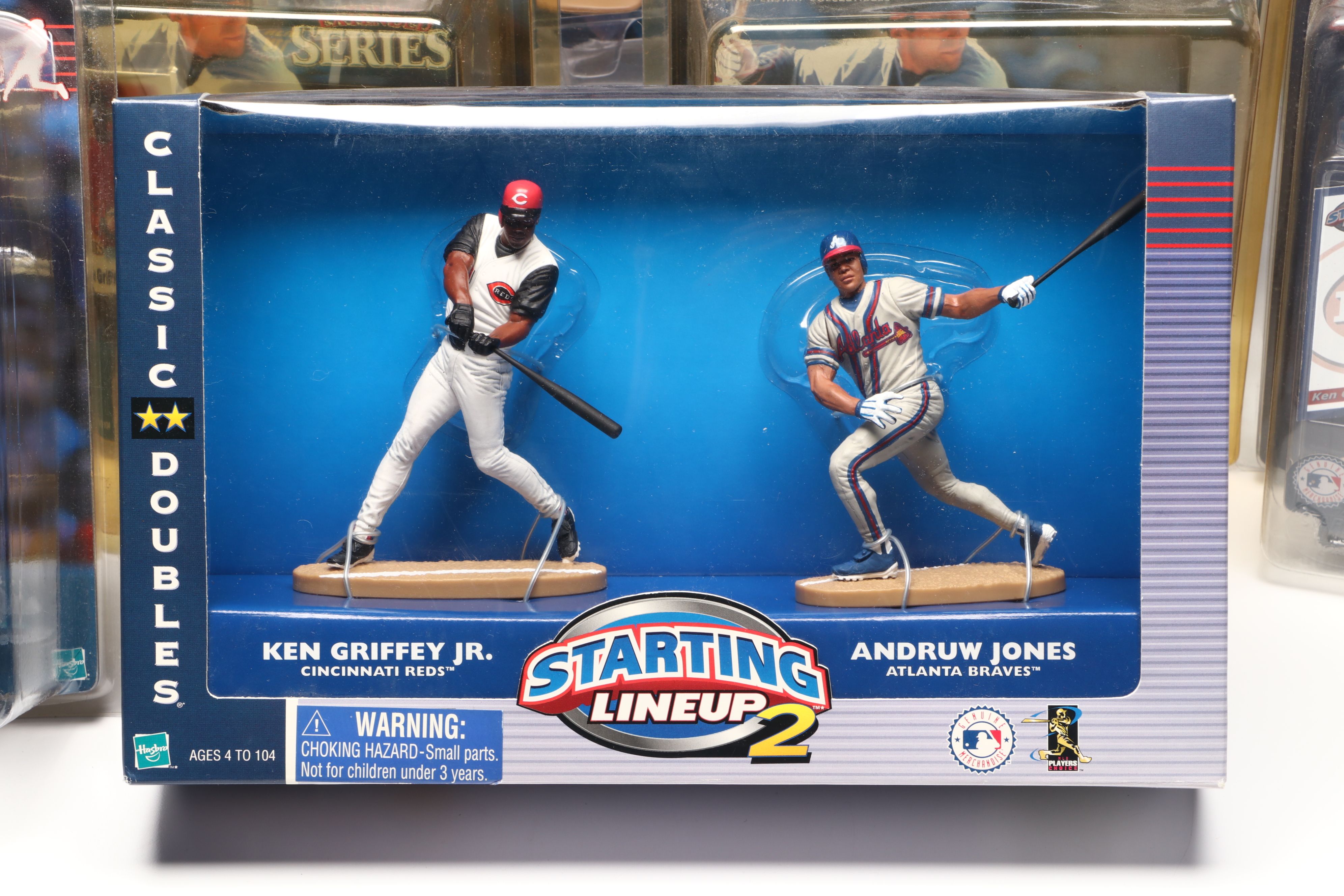 Starting Lineup Sean Casey, Ken Griffey Jr., and More Action Figures with Cards