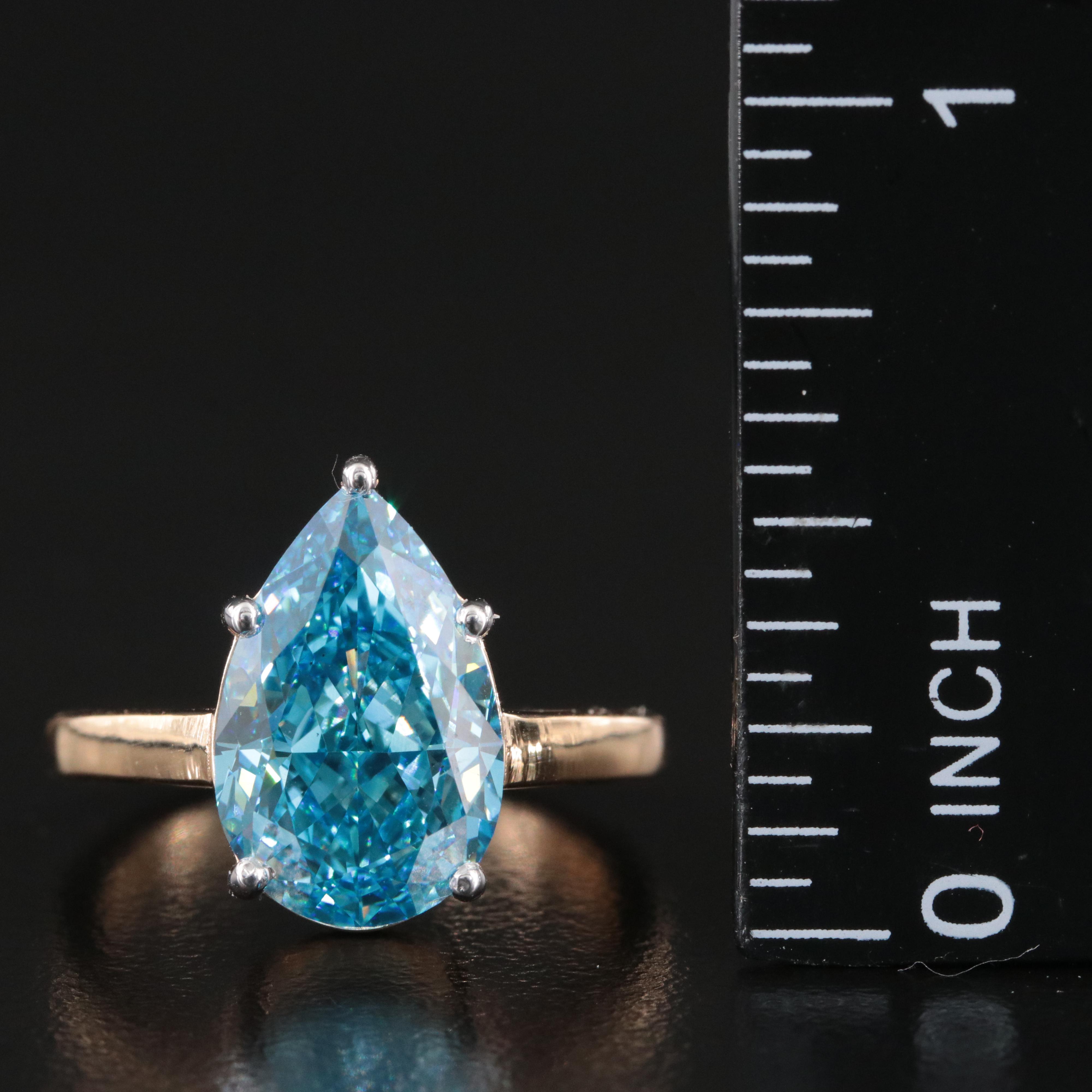 18K 5.03 CTW Lab Grown Diamond Ring with IGI Report