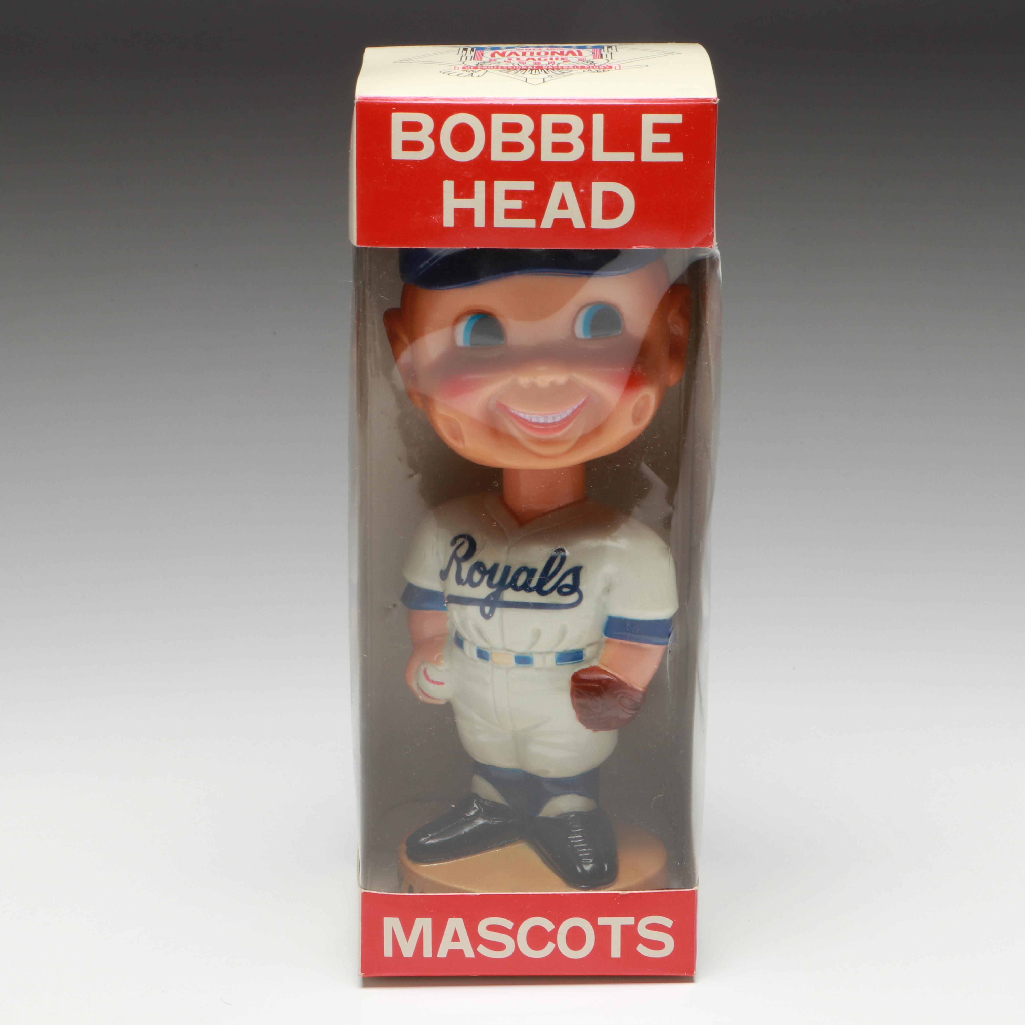 American League Kansas City Royals Bobblehead Mascot, Vintage