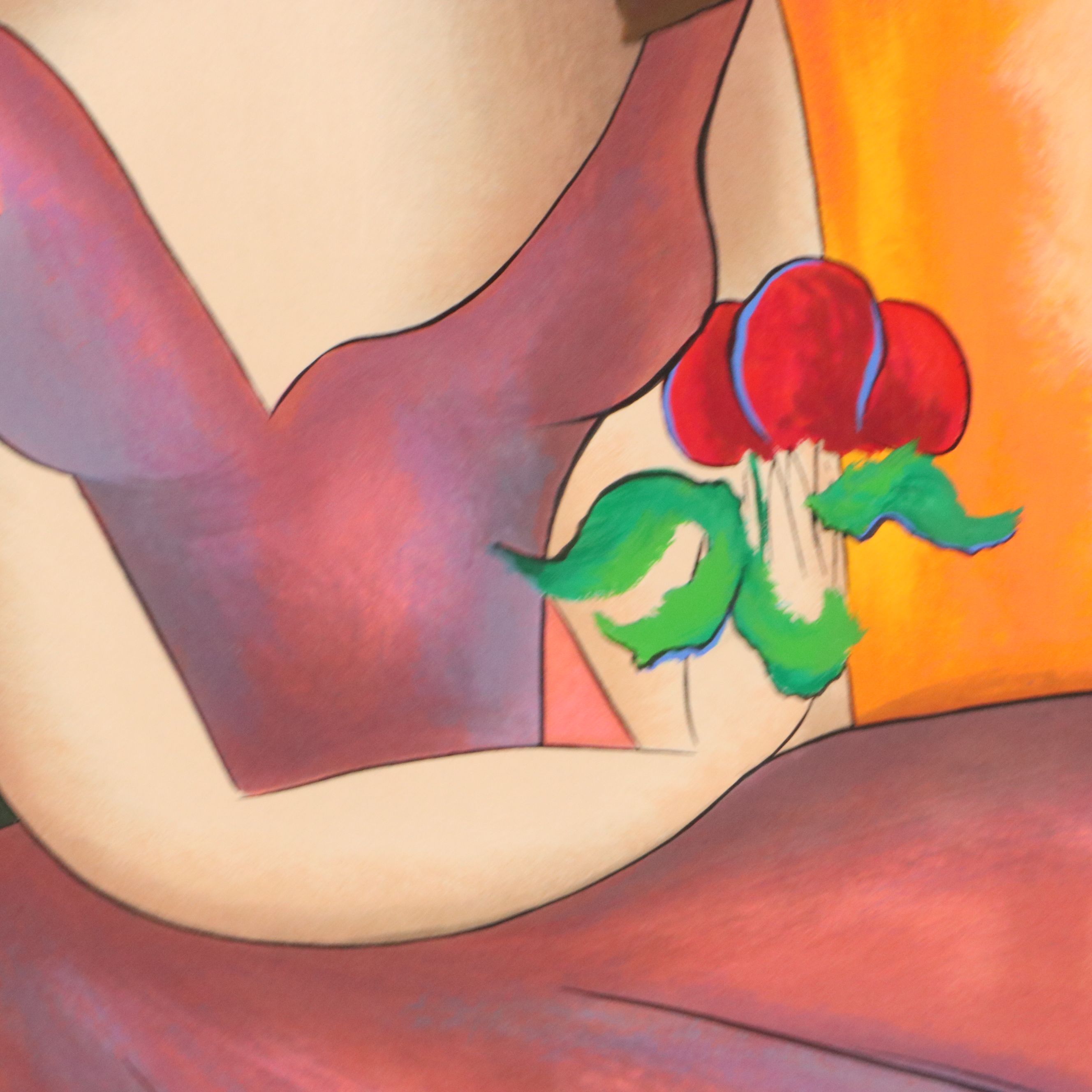 Linda Le Kinff Serigraph "Clothilde et Son Chapeau," 2010