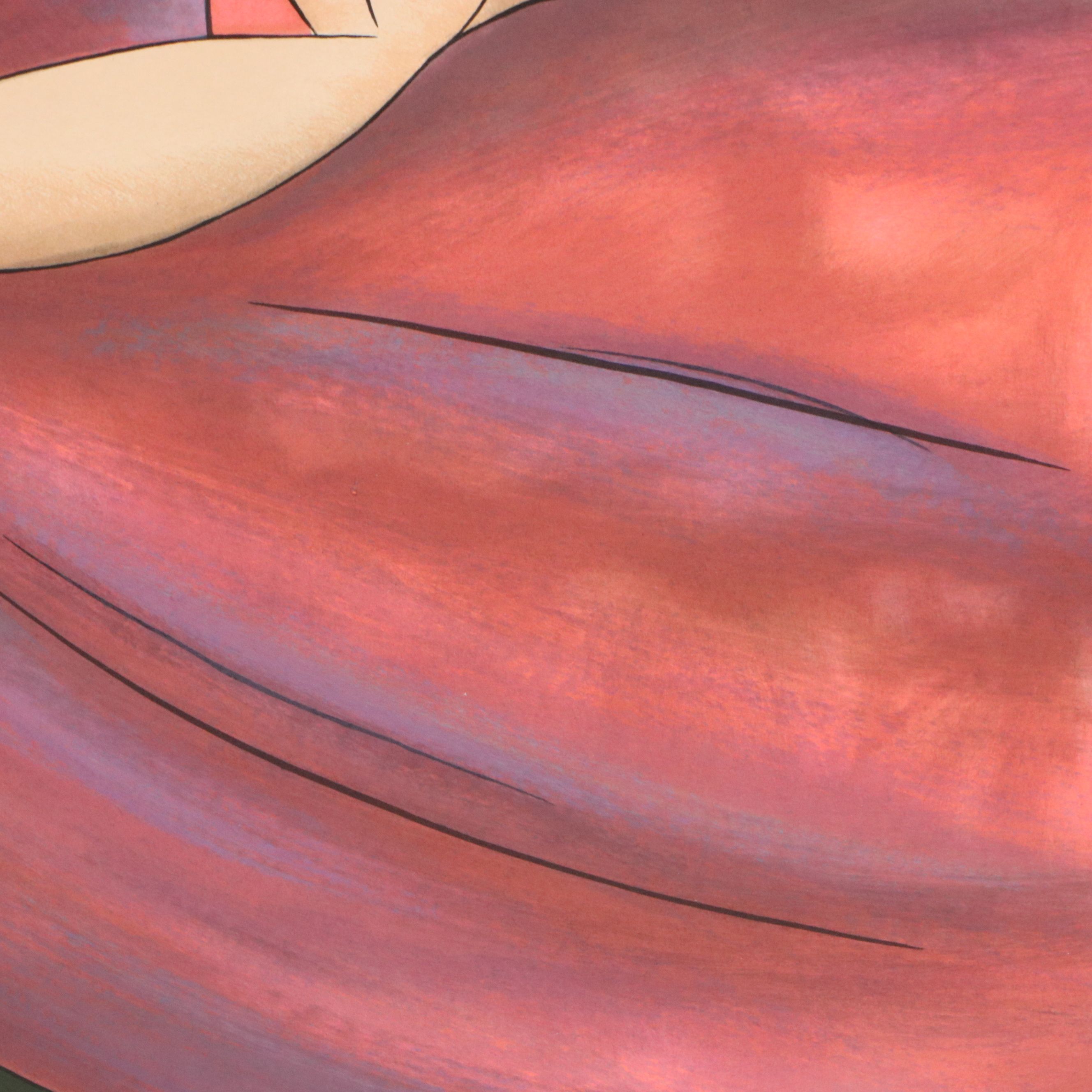 Linda Le Kinff Serigraph "Clothilde et Son Chapeau," 2010