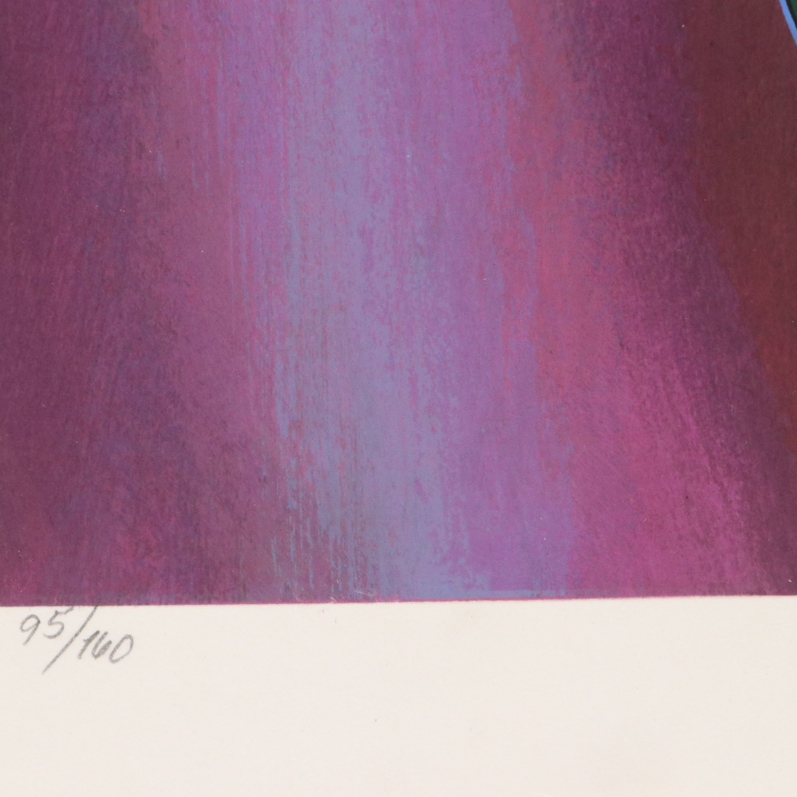 Linda Le Kinff Serigraph "Clothilde et Son Chapeau," 2010