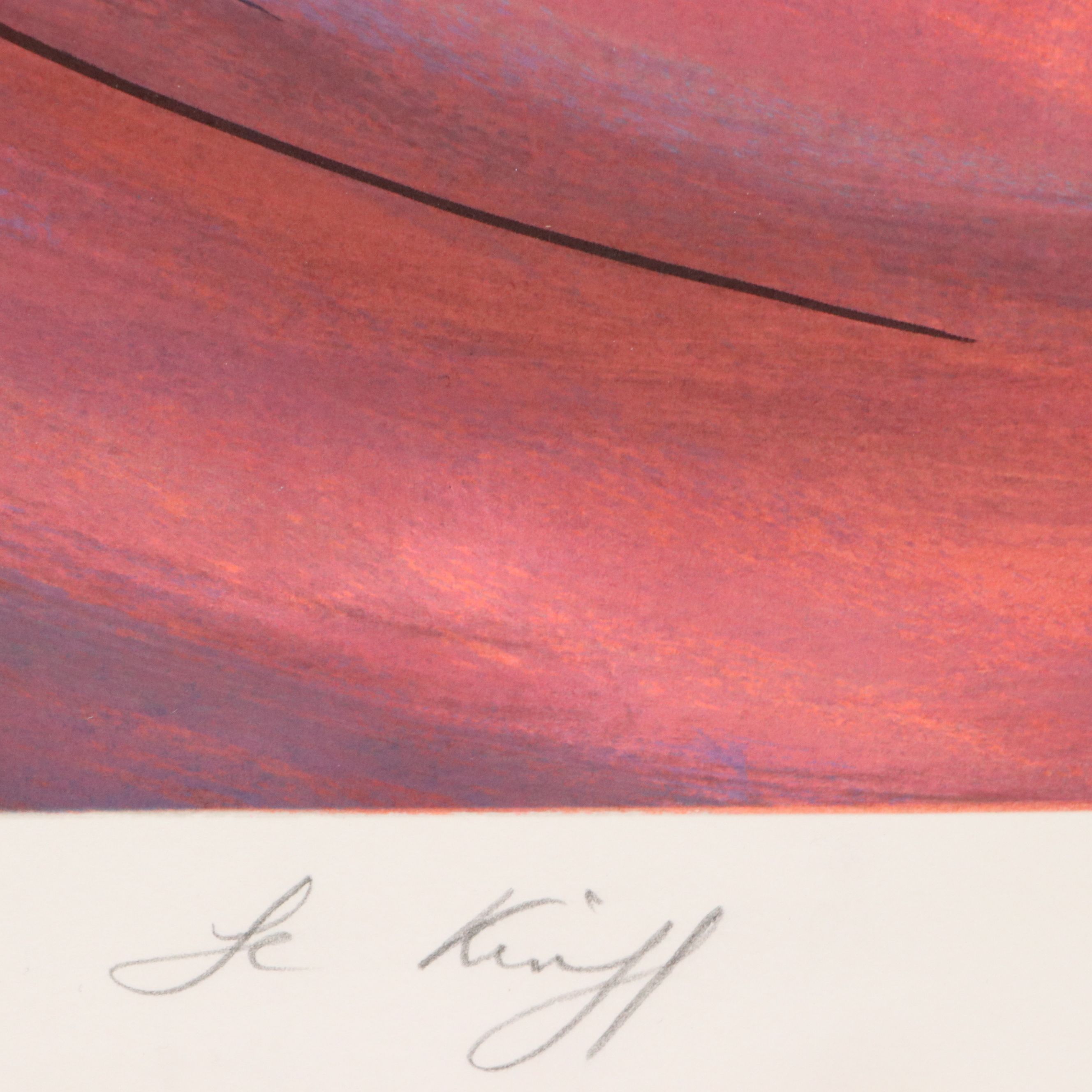 Linda Le Kinff Serigraph "Clothilde et Son Chapeau," 2010