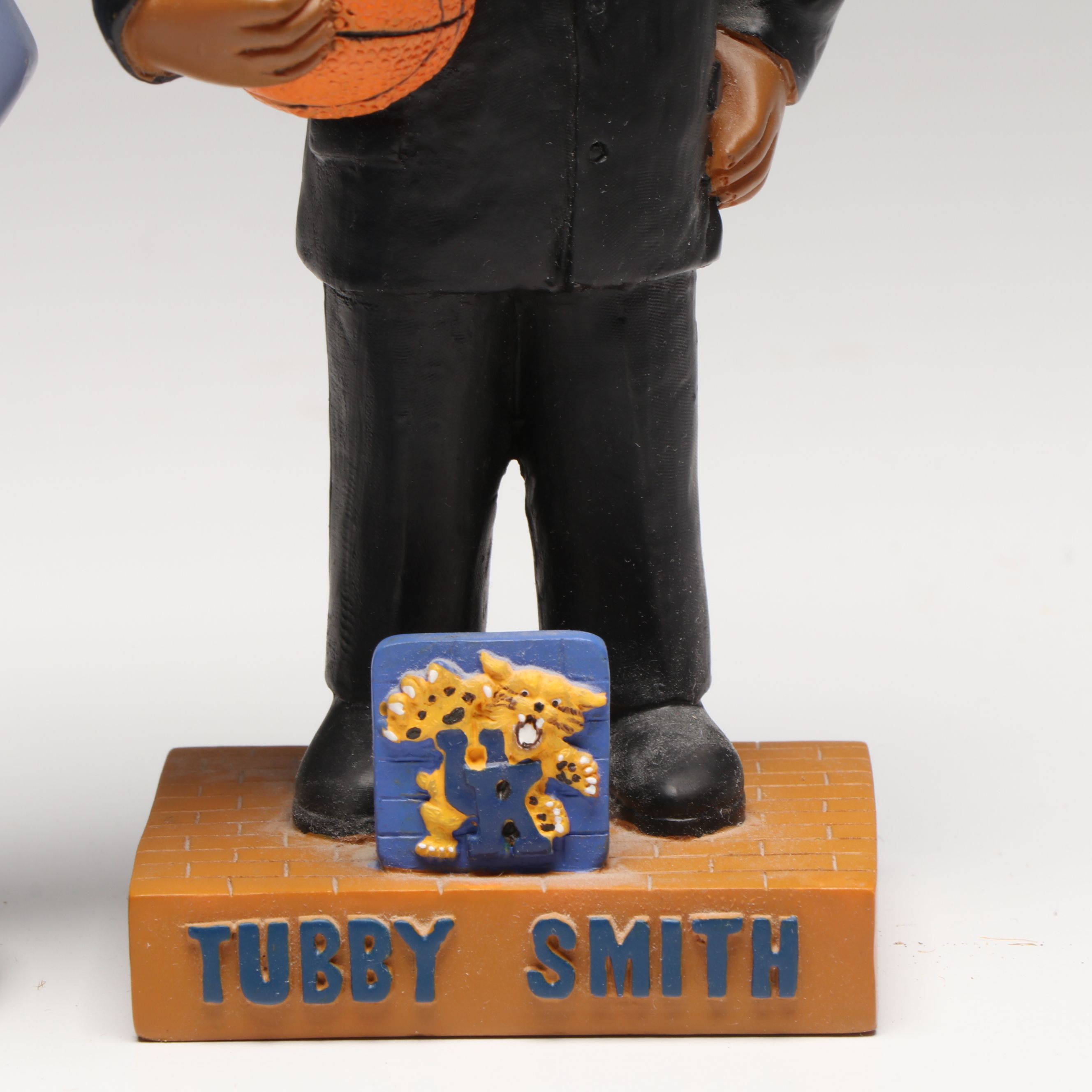 University of Kentucky Hand-Painted Porcelain Wildcat with More Bobbleheads