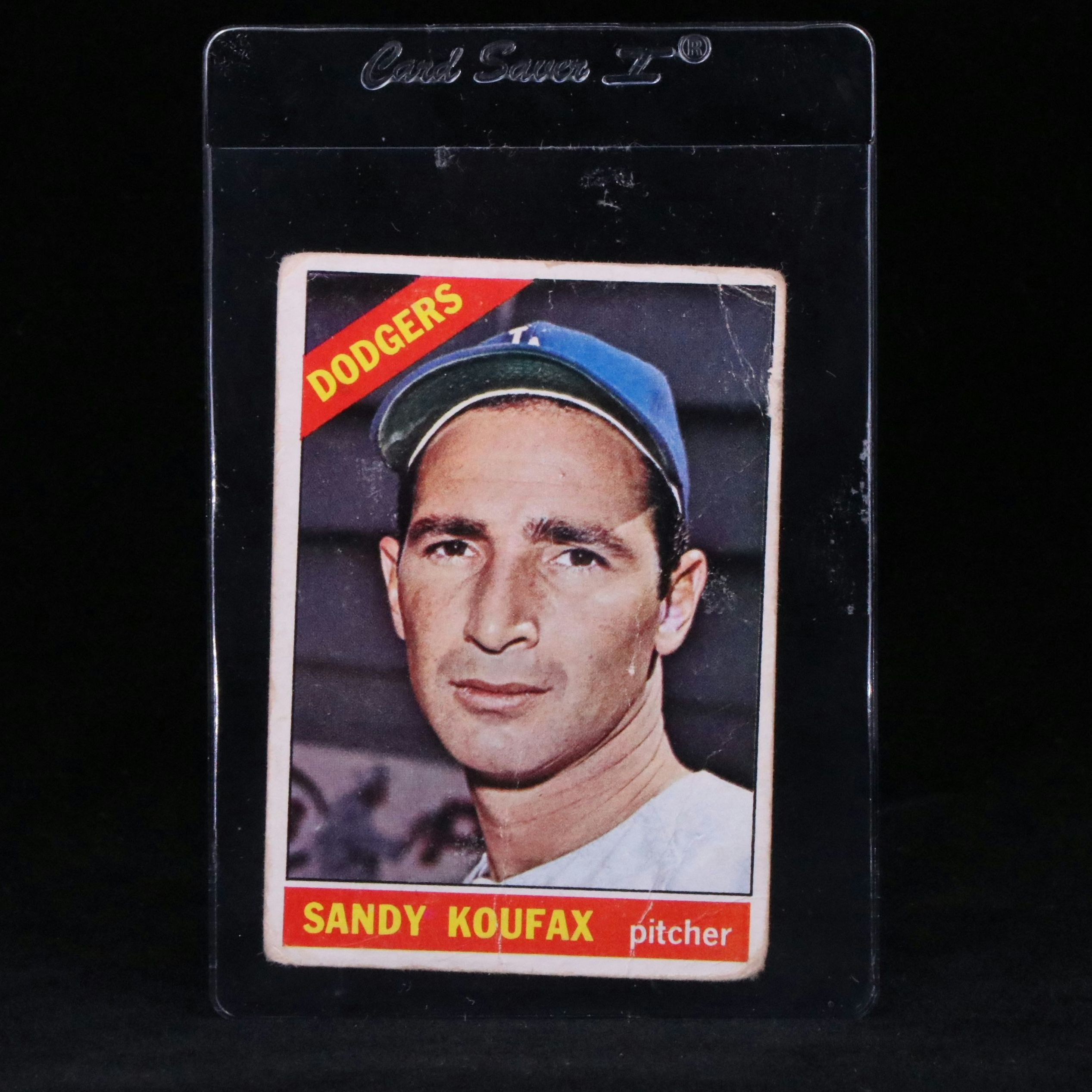 1966 Topps Sandy Koufax Los Angeles Dodgers Baseball Card