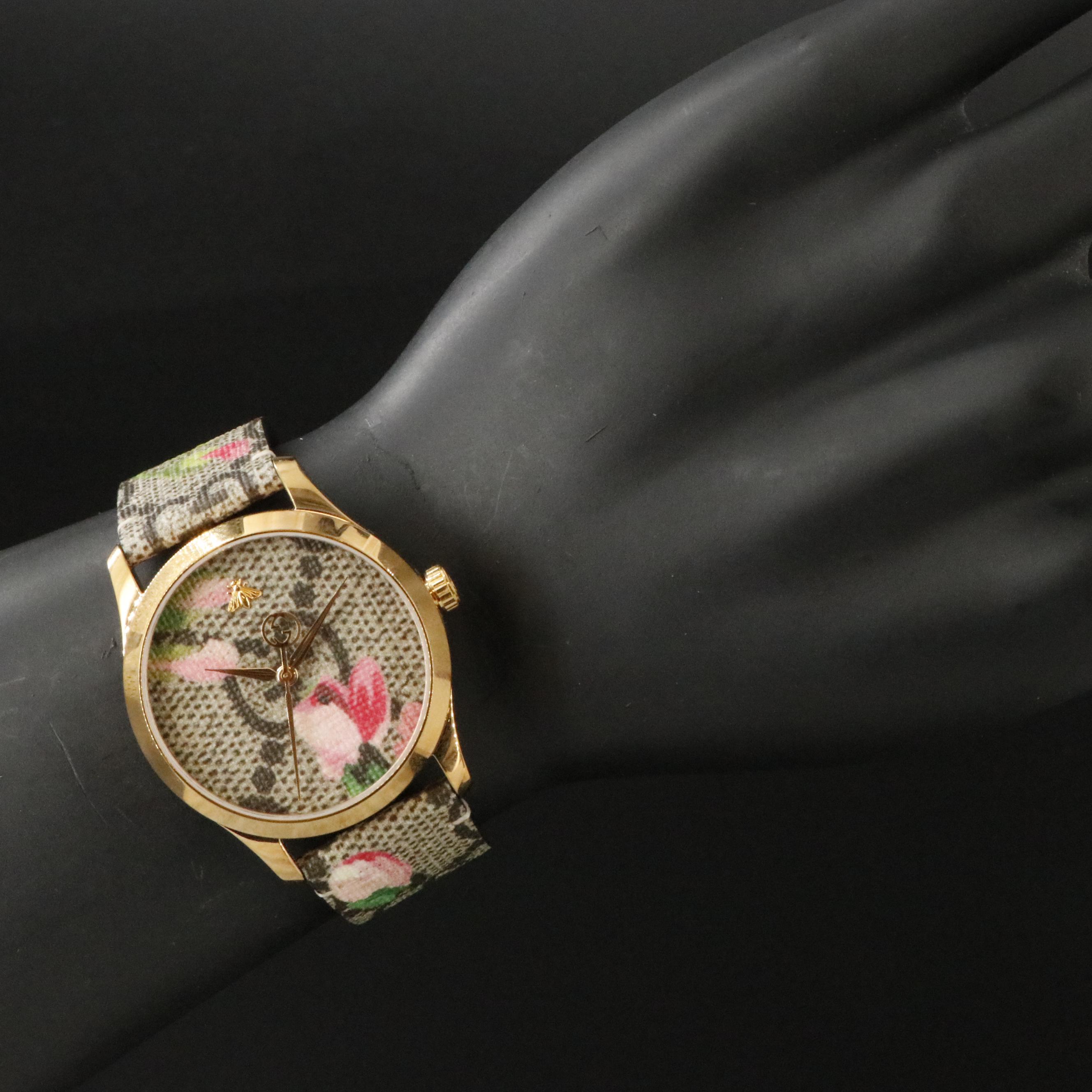 Gucci Timeless GG Flower Style Quartz Watch