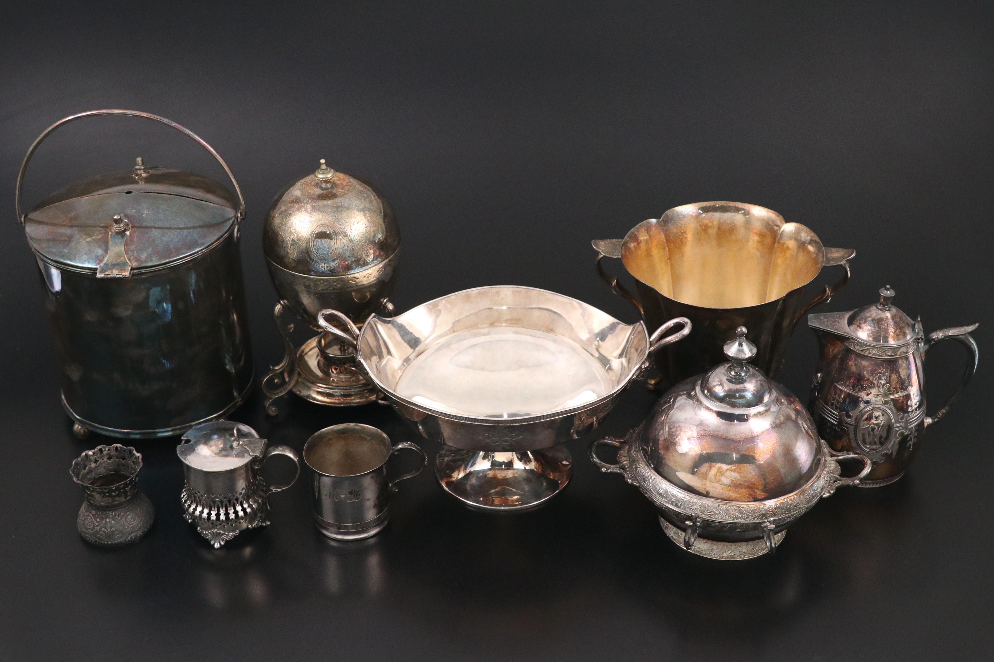 Queen City Silver Co, Meriden and Other Vintage American Silver Plate Serveware