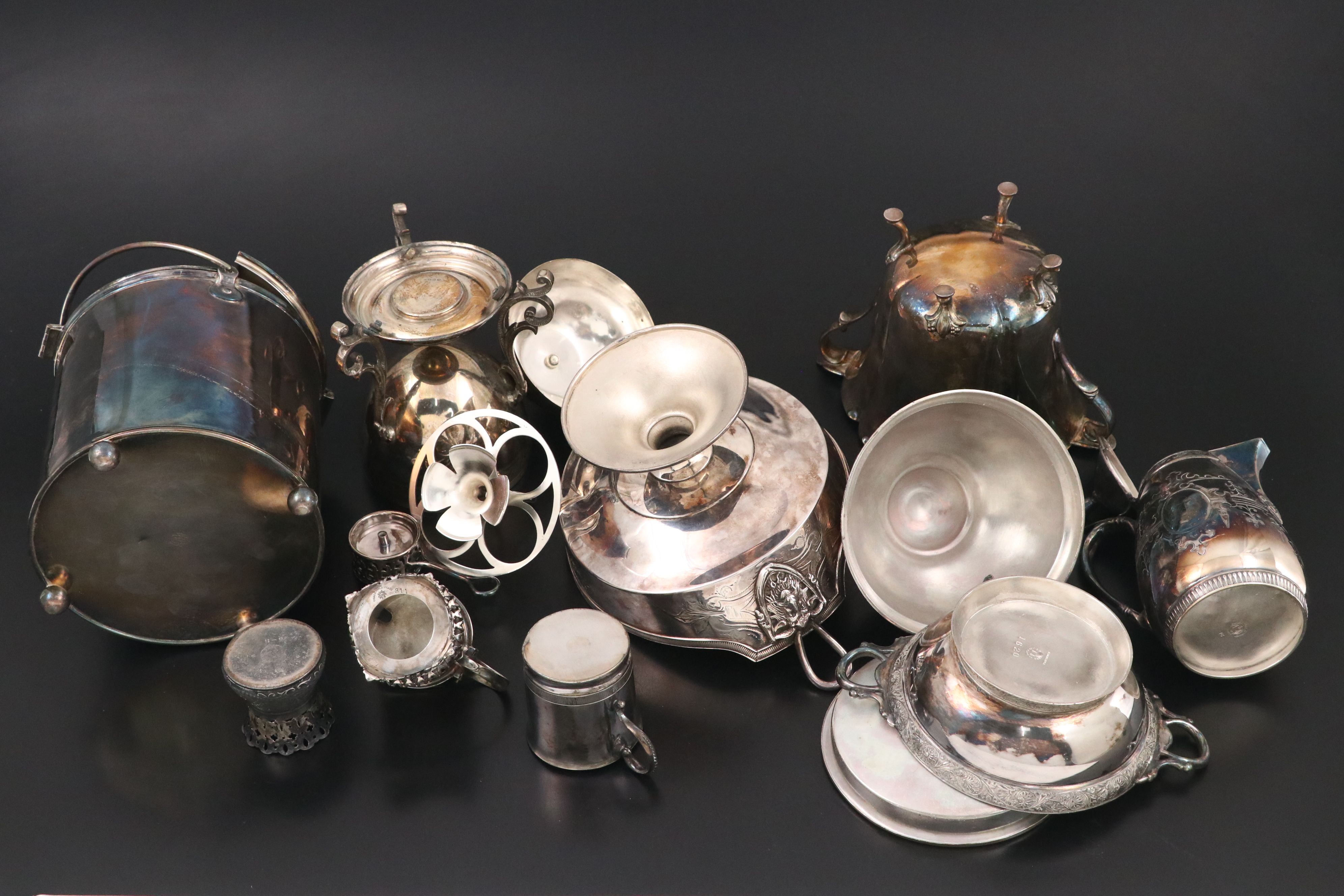 Queen City Silver Co, Meriden and Other Vintage American Silver Plate Serveware