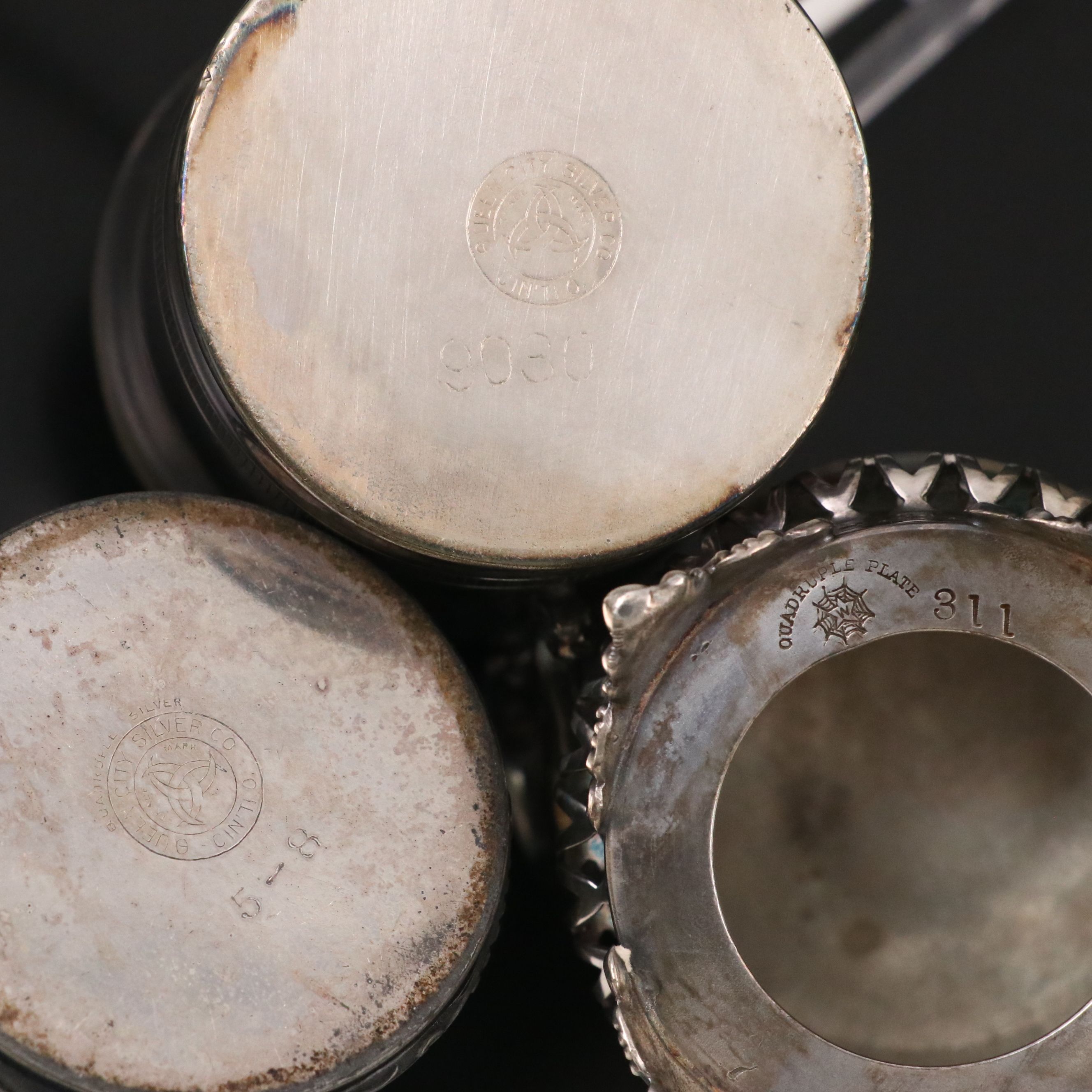 Queen City Silver Co, Meriden and Other Vintage American Silver Plate Serveware