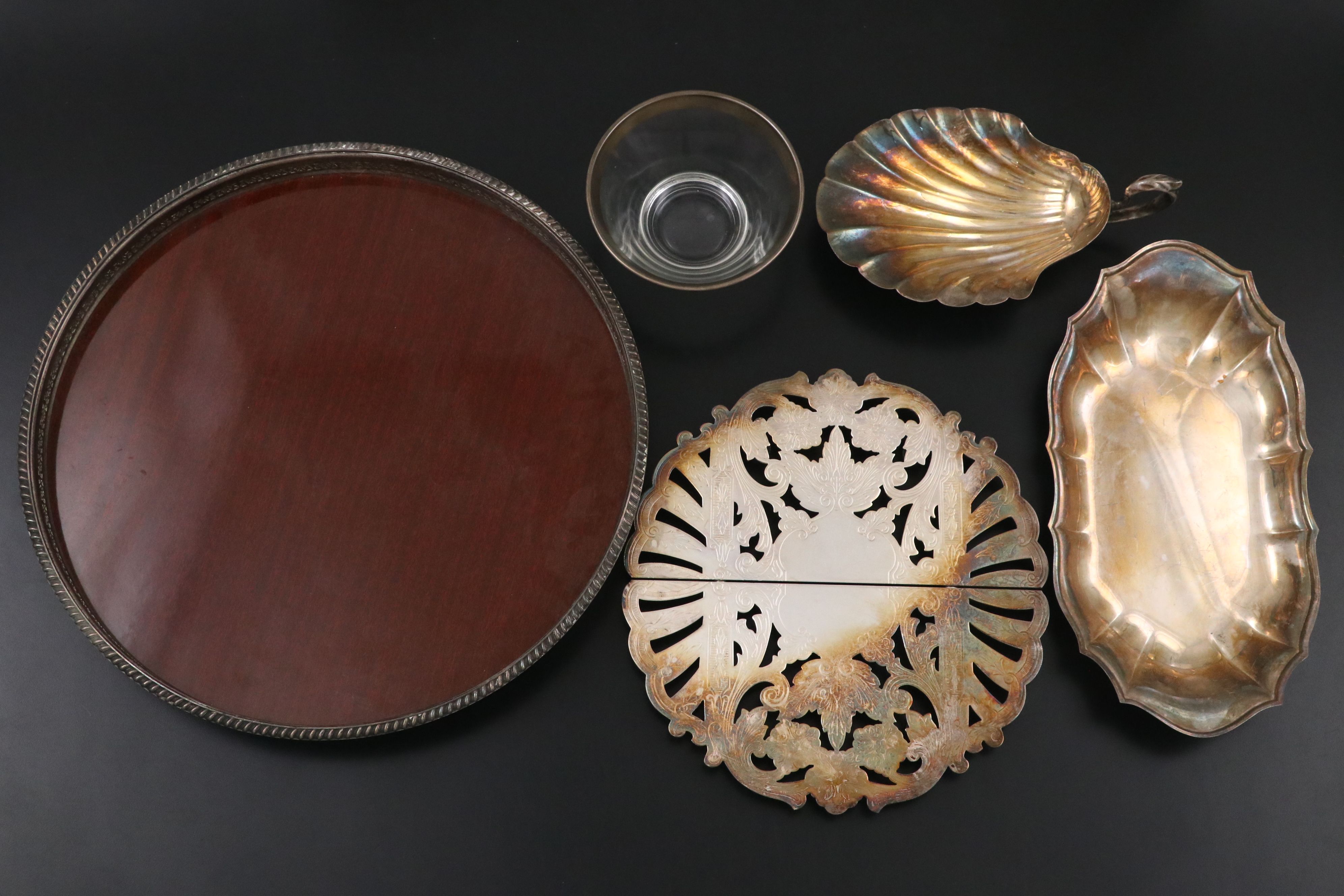 Queen City Silver Co, Meriden and Other Vintage American Silver Plate Serveware