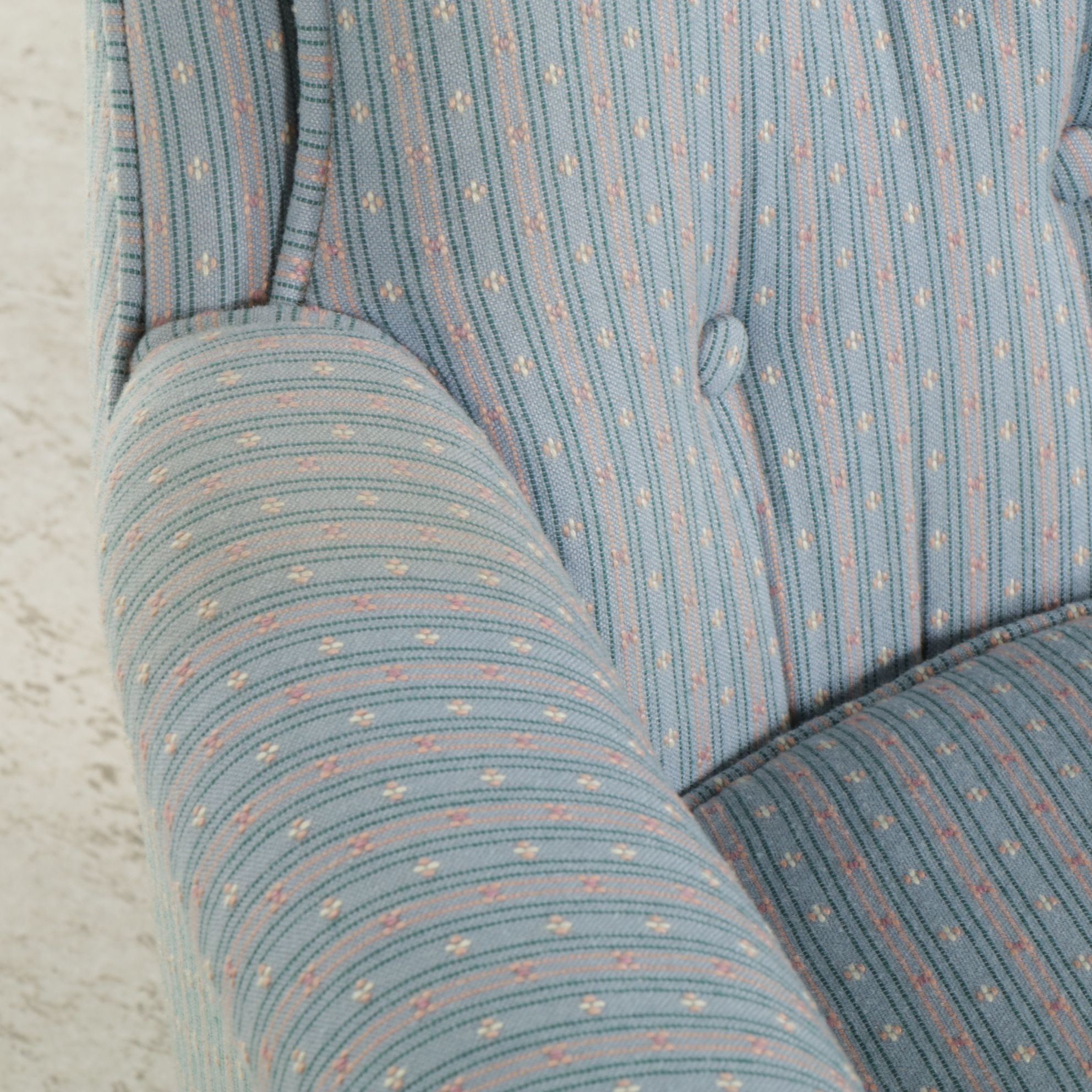 King Hickory "Palmer House" Upholstered Armchair and Swivel Chair