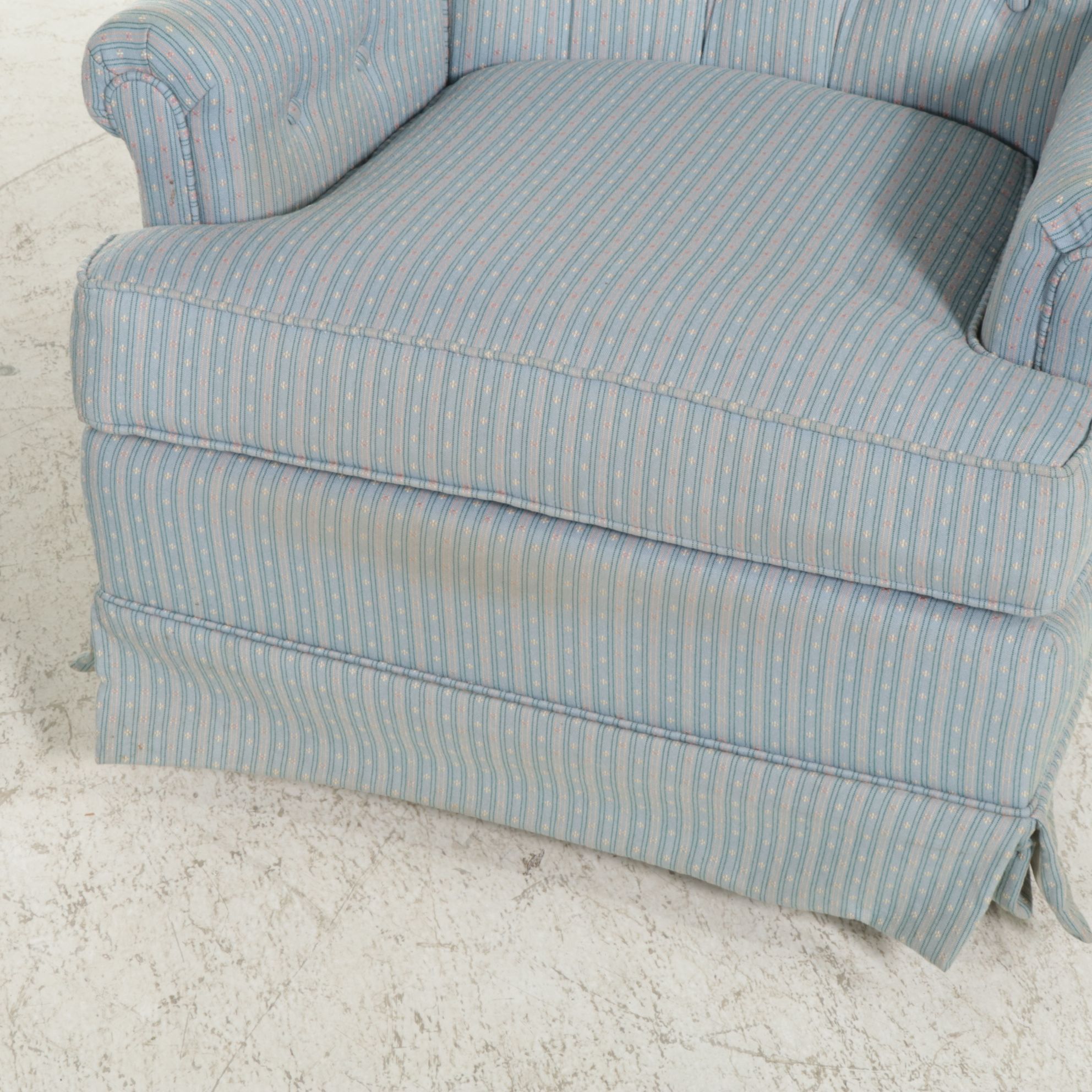 King Hickory "Palmer House" Upholstered Armchair and Swivel Chair