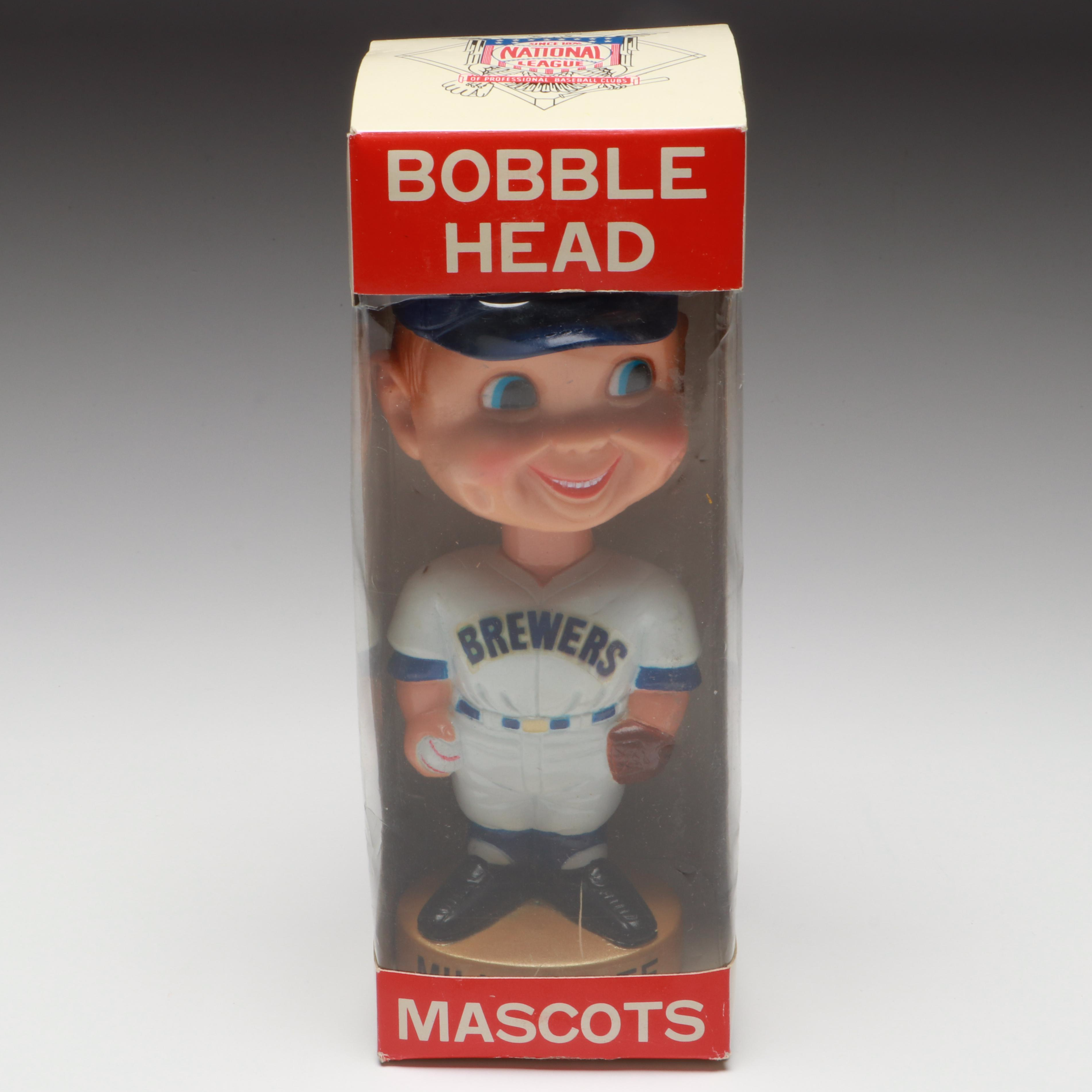 American League Milwaukee Brewers Bobblehead Mascot, Vintage