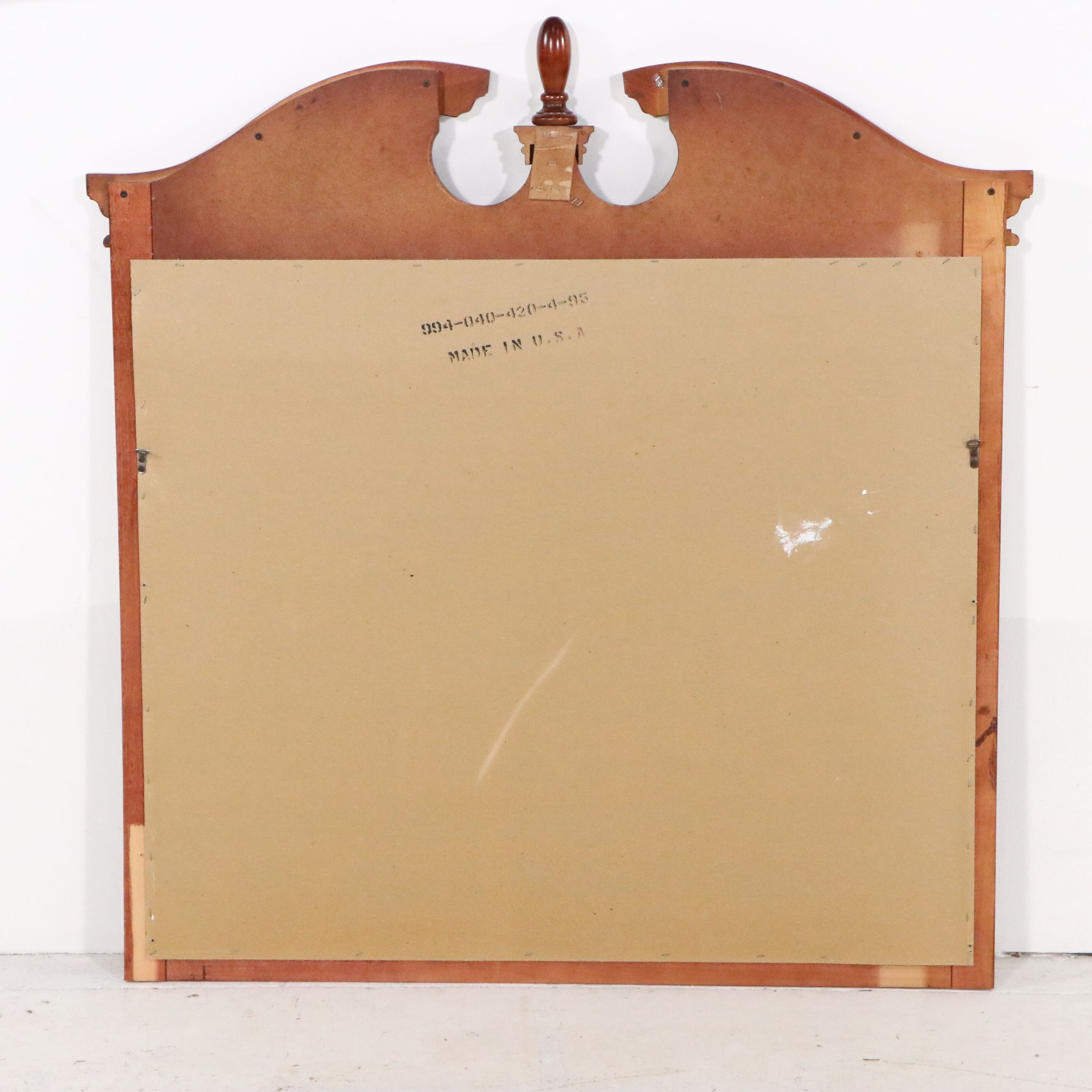 Federal Style Cherry Dresser with Mirror, Late 20th Century