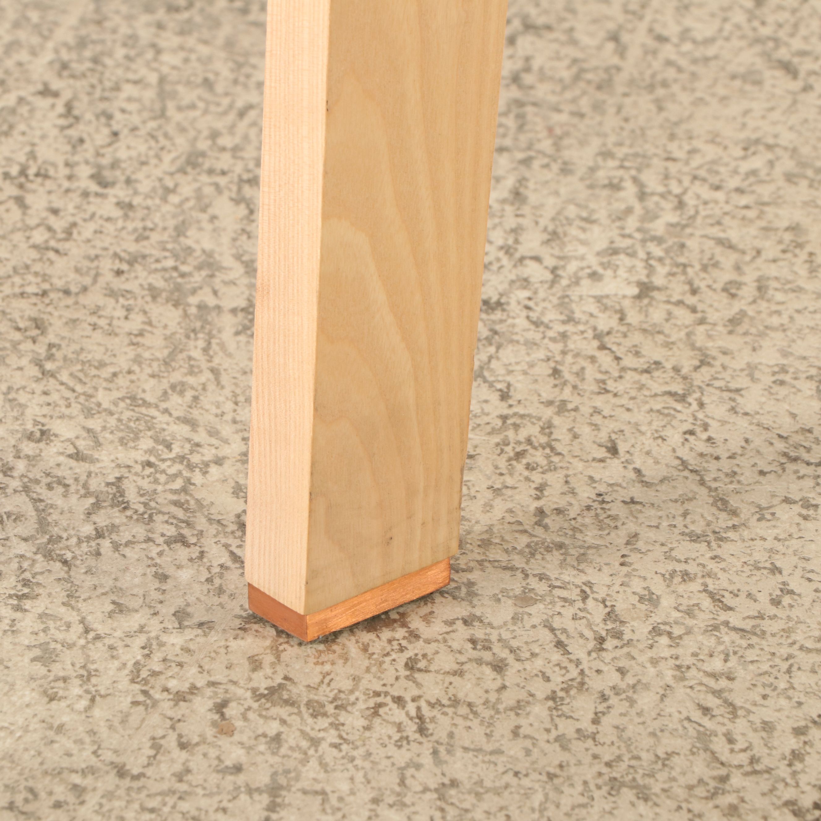 Studioilse for De La Espada "Together" Oak Dining Table and Leather Bench