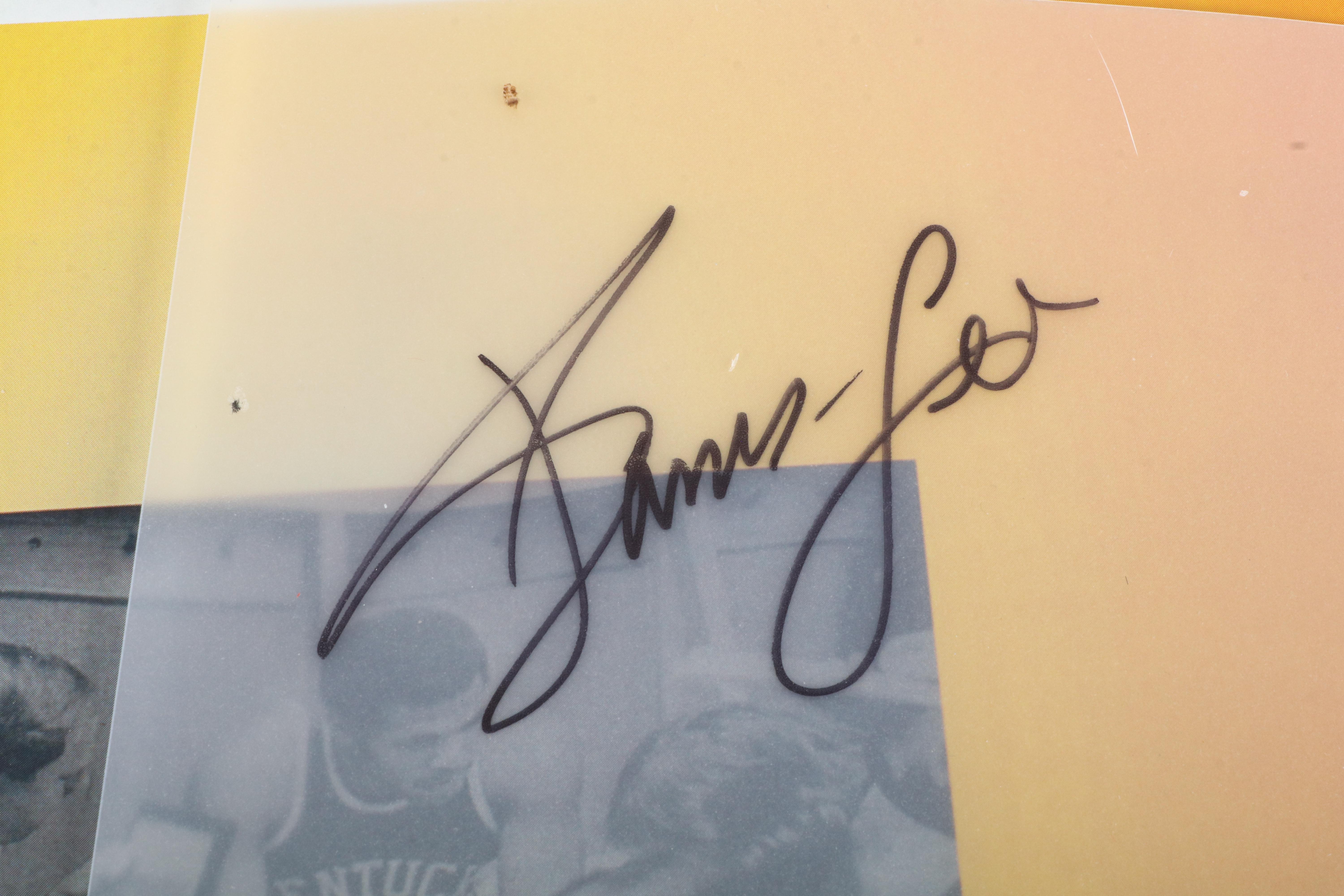 University of Kentucky Signed Basketball Prints Featuring John Calipari and More