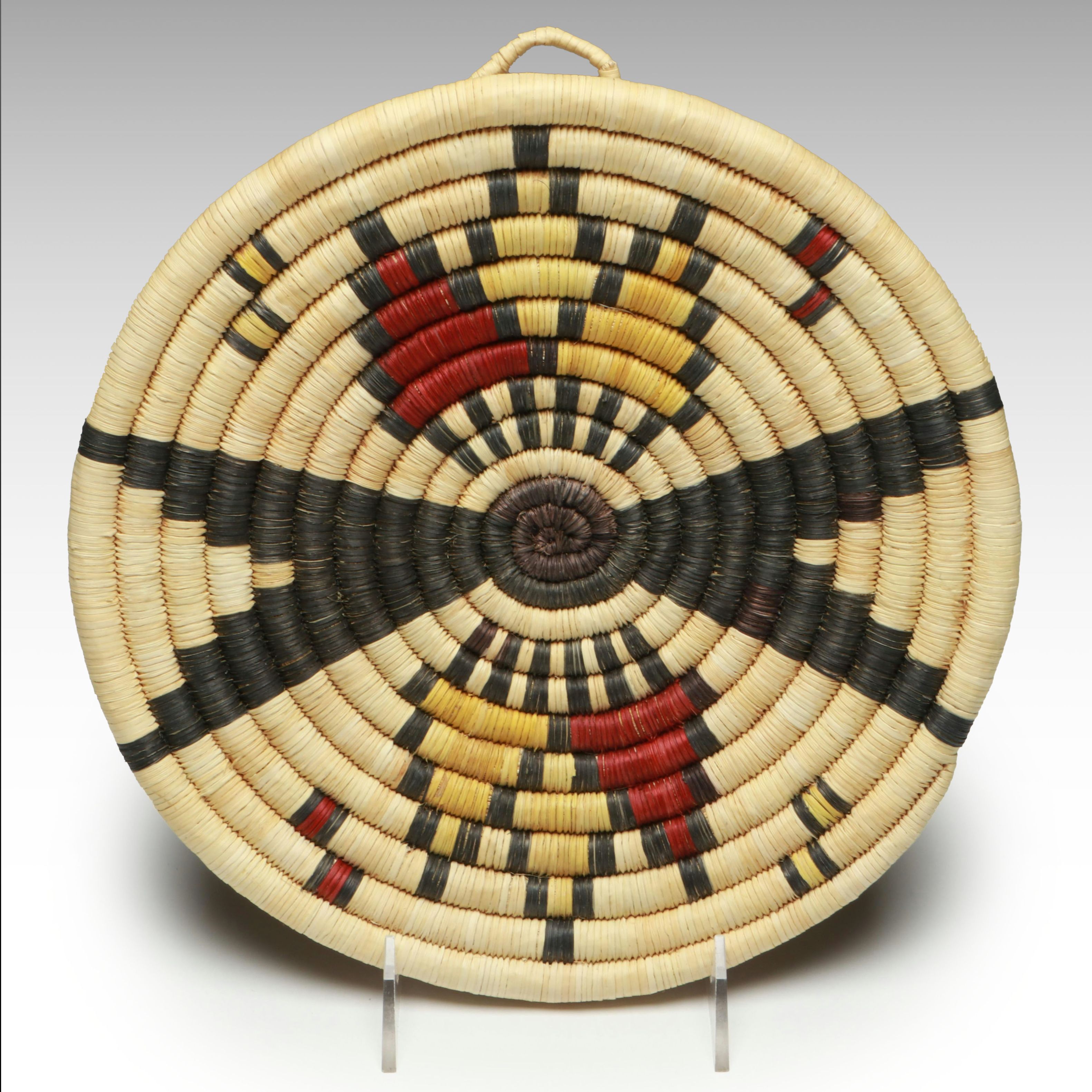 Hopi Yucca and Galleta Grass Coiled Plaque