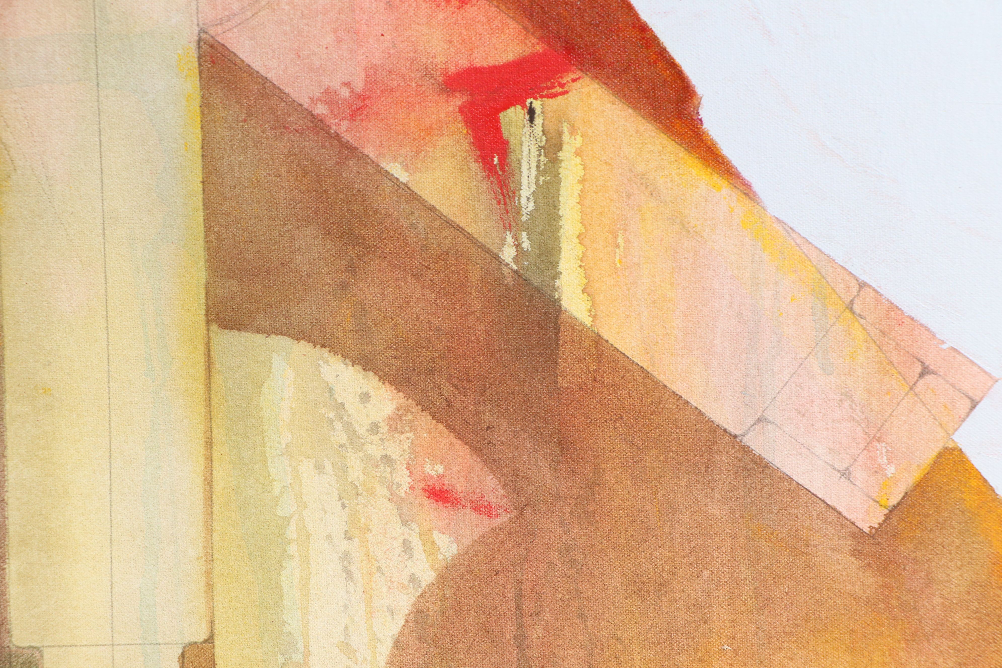 Chris Hoeting Abstract Acrylic Painting, 21st Century