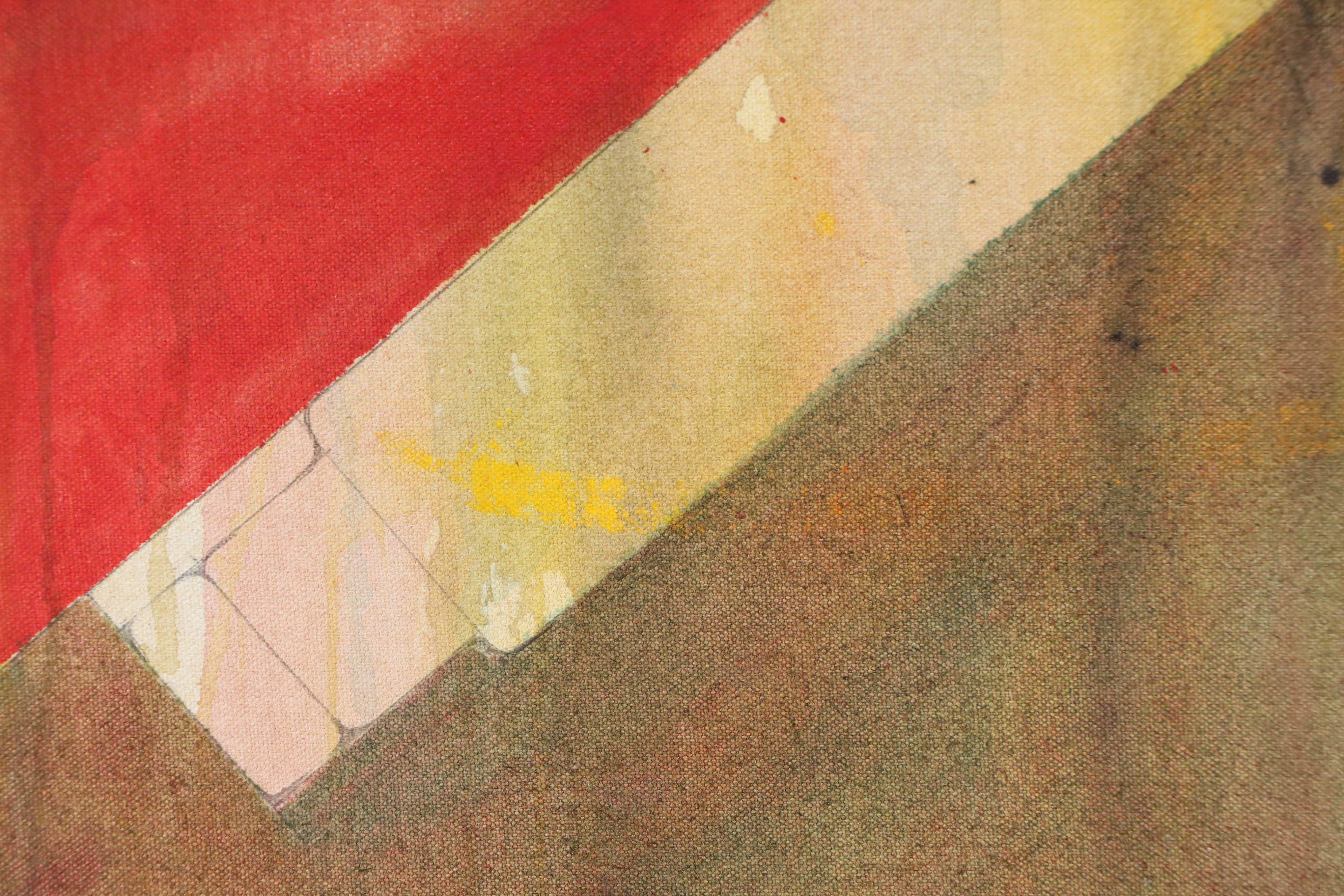 Chris Hoeting Abstract Acrylic Painting, 21st Century