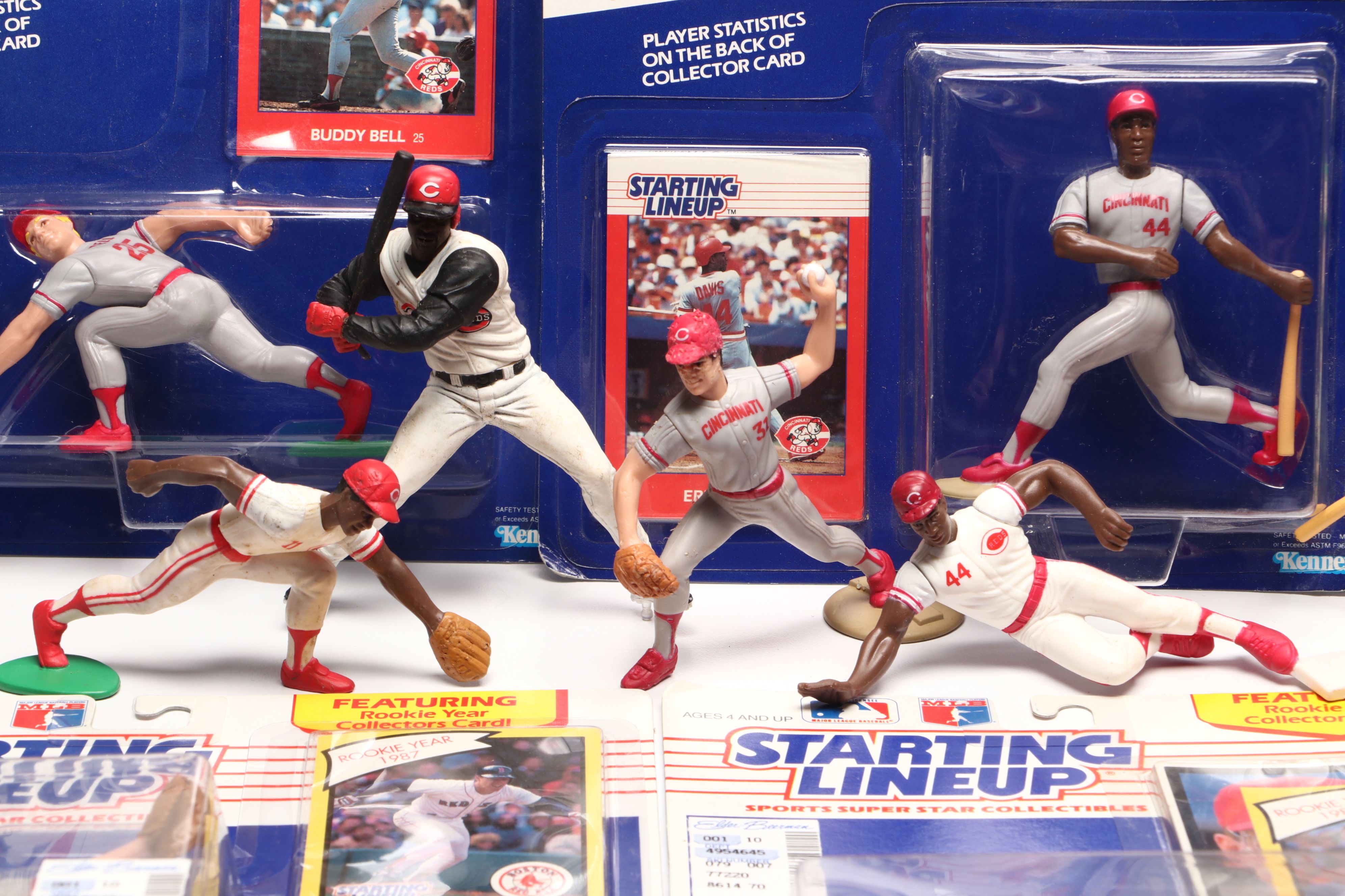 Starting Lineup Pete Rose, Chris Sabo and More Cincinnati Reds Action Figures