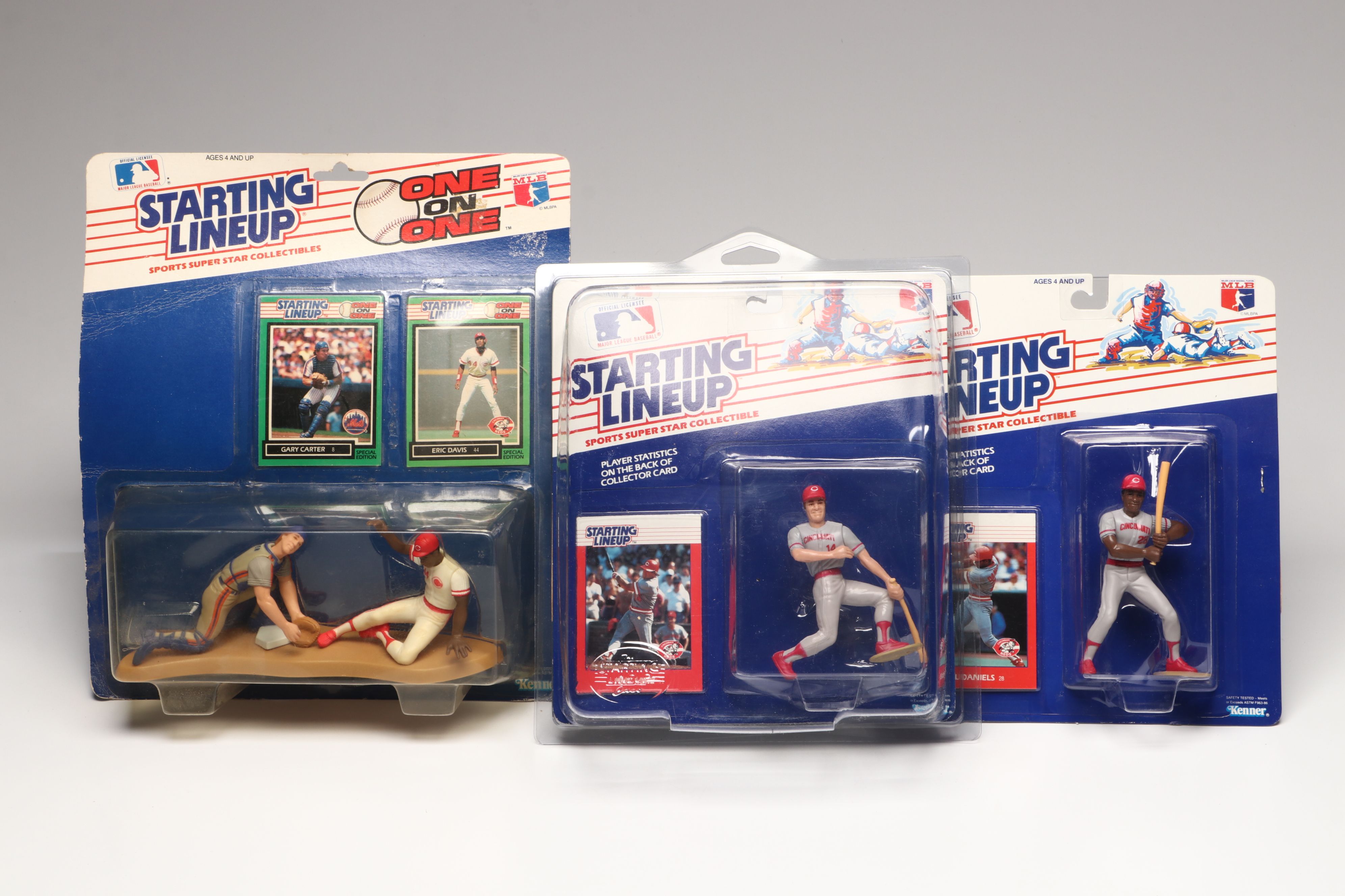 Starting Lineup Pete Rose, Chris Sabo and More Cincinnati Reds Action Figures