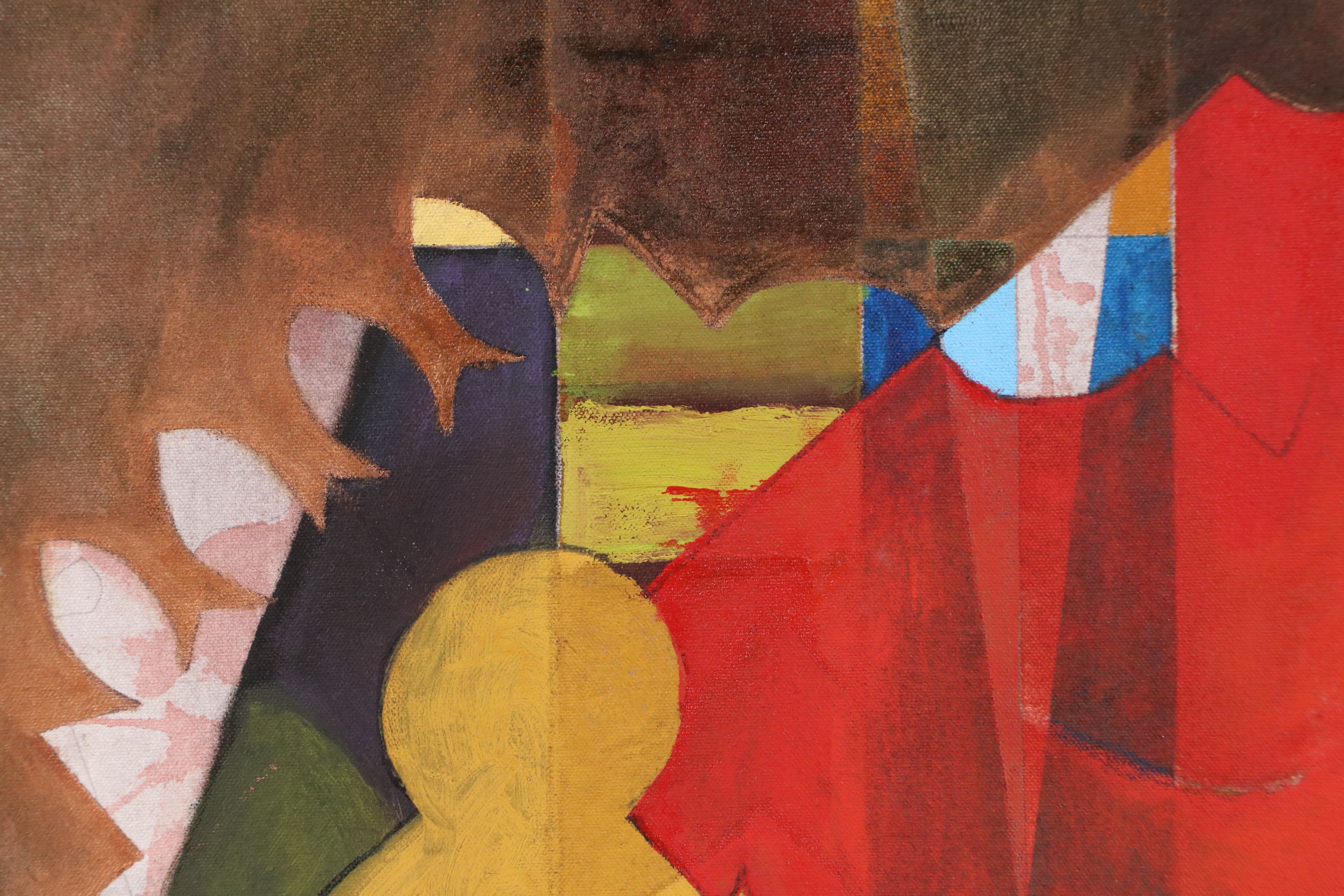 Chris Hoeting Abstract Acrylic Painting, 21st Century