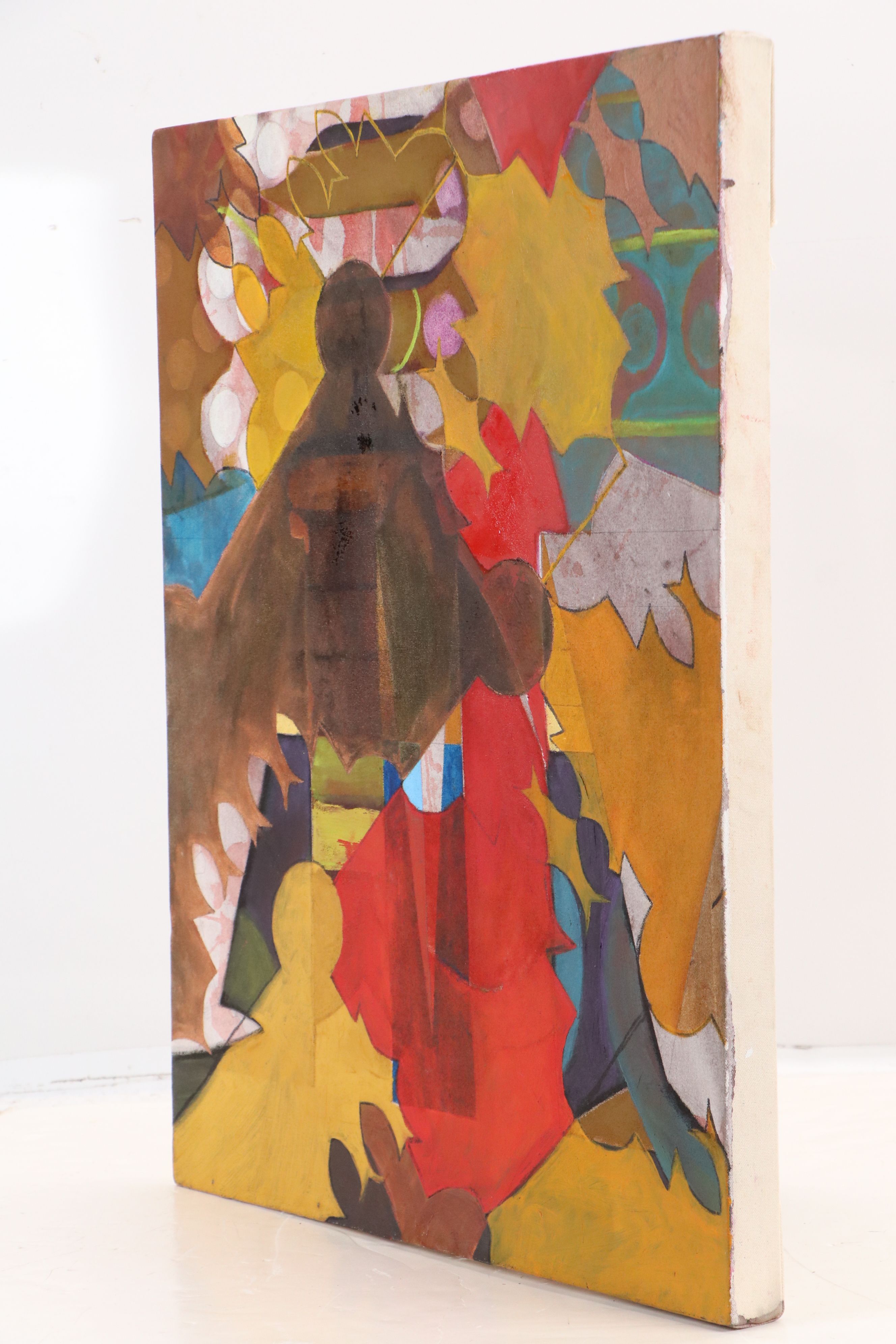 Chris Hoeting Abstract Acrylic Painting, 21st Century