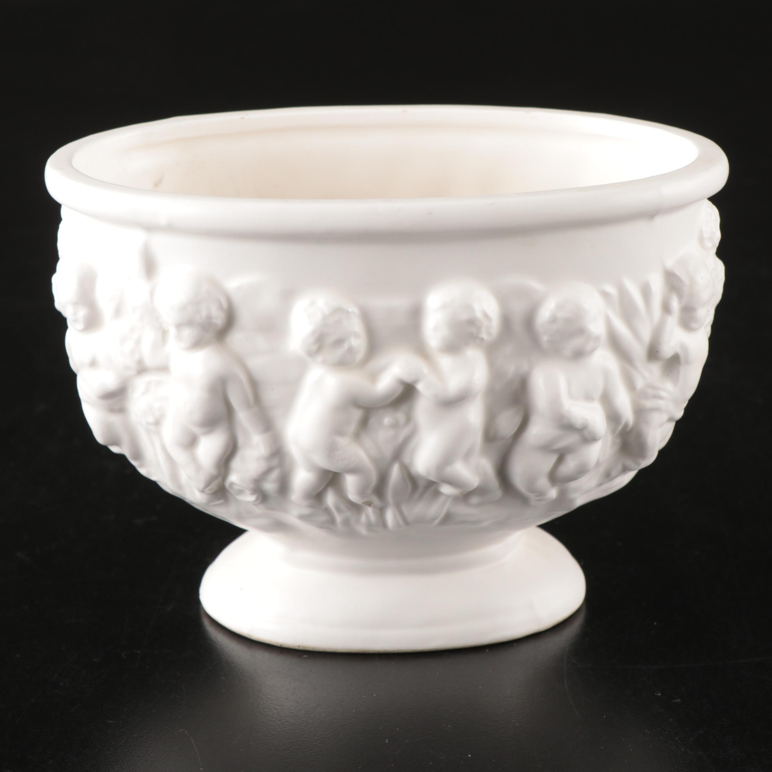 Nuova Capodimonte Seashell Porcelain Dish with Inarco Planter and Other Decor