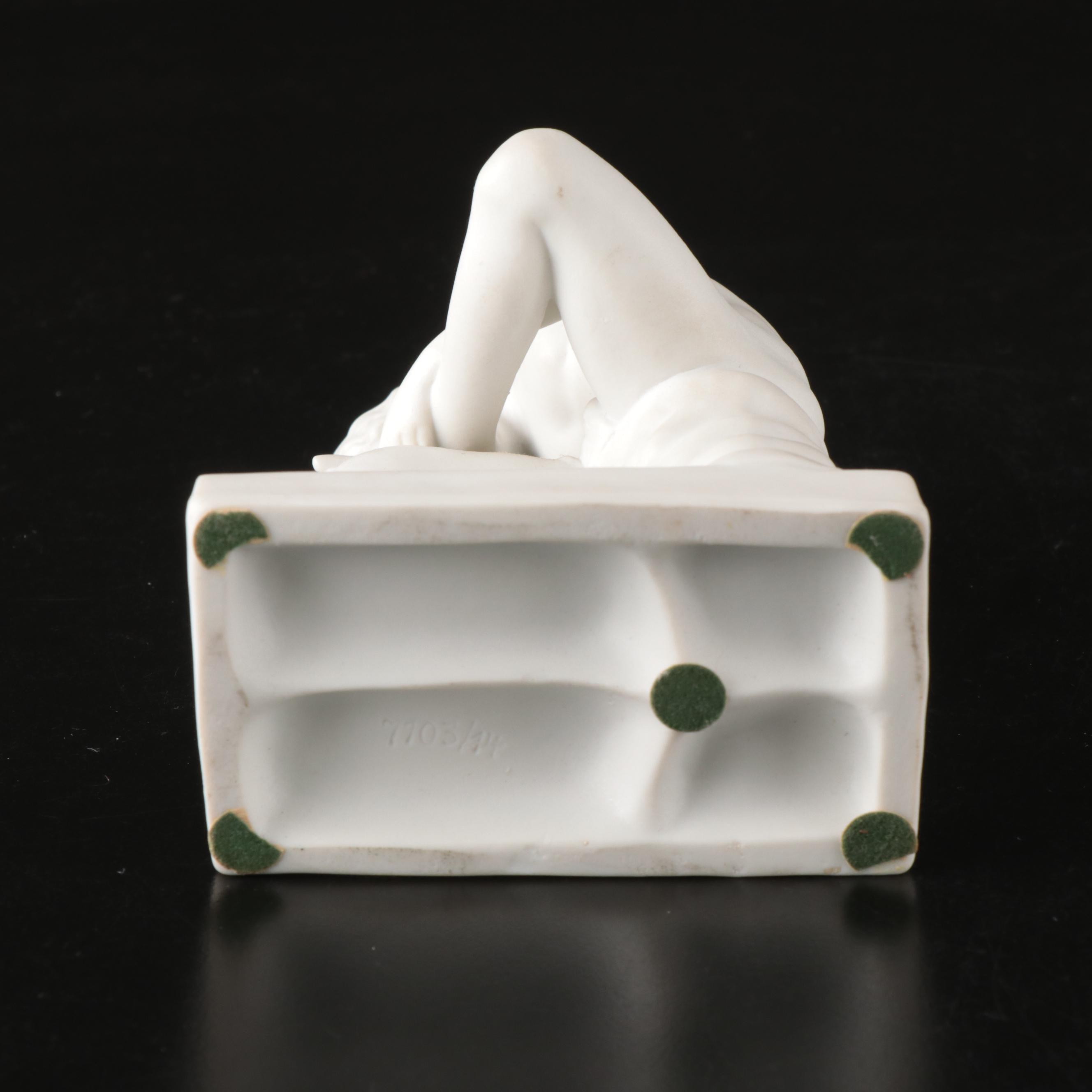 Nuova Capodimonte Seashell Porcelain Dish with Inarco Planter and Other Decor