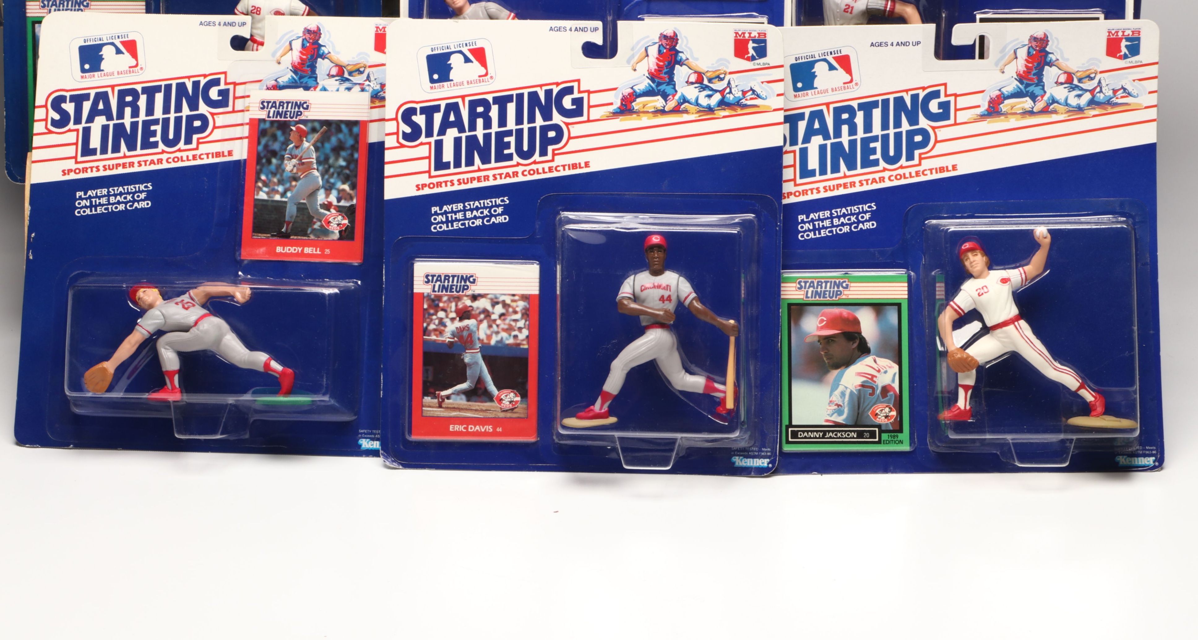 Starting Lineup Pete Rose, Chris Sabo and More Cincinnati Reds Action Figures