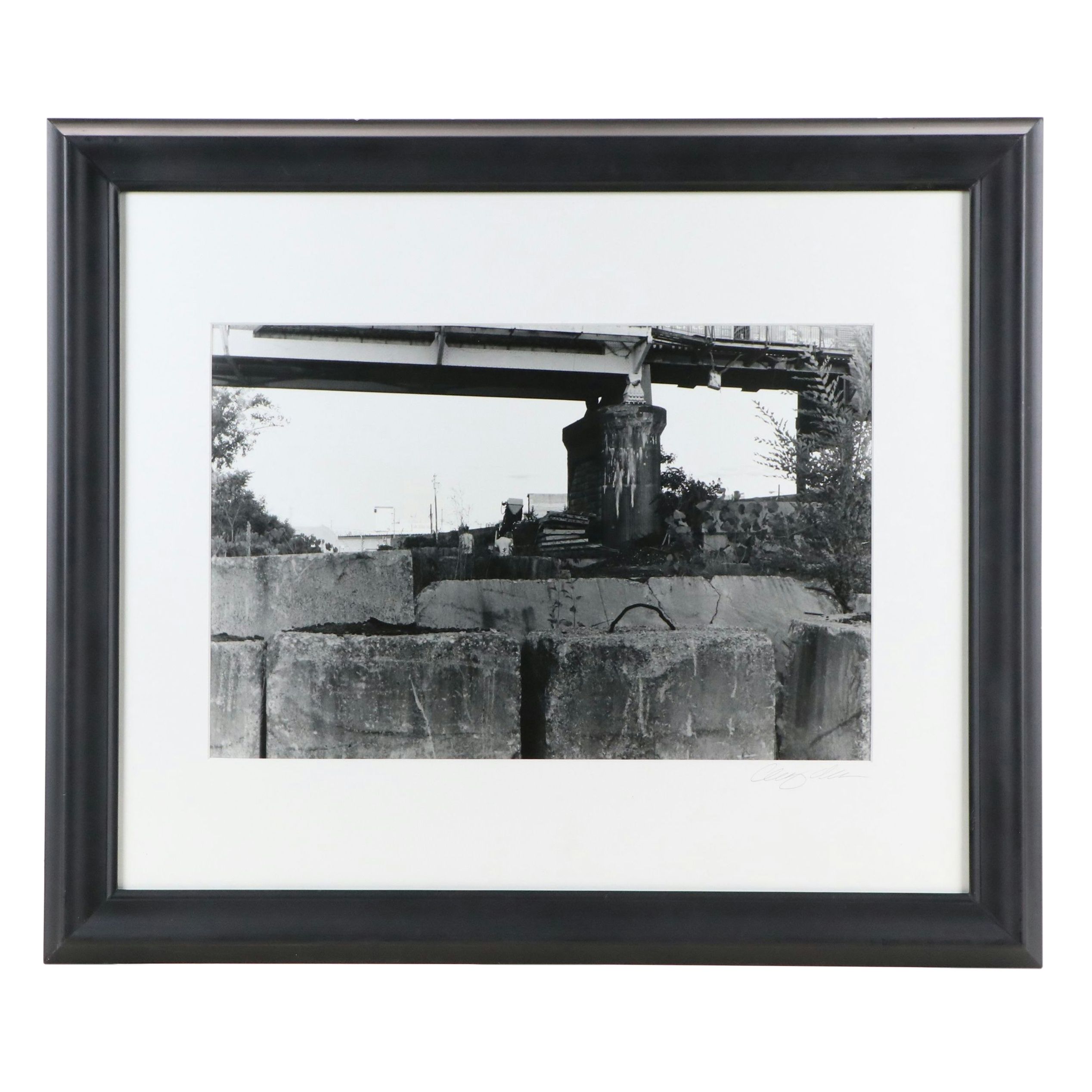 Chris Hoeting Silver Gelatin Photograph "Under the Bridge, Lost Boys," 21st C.