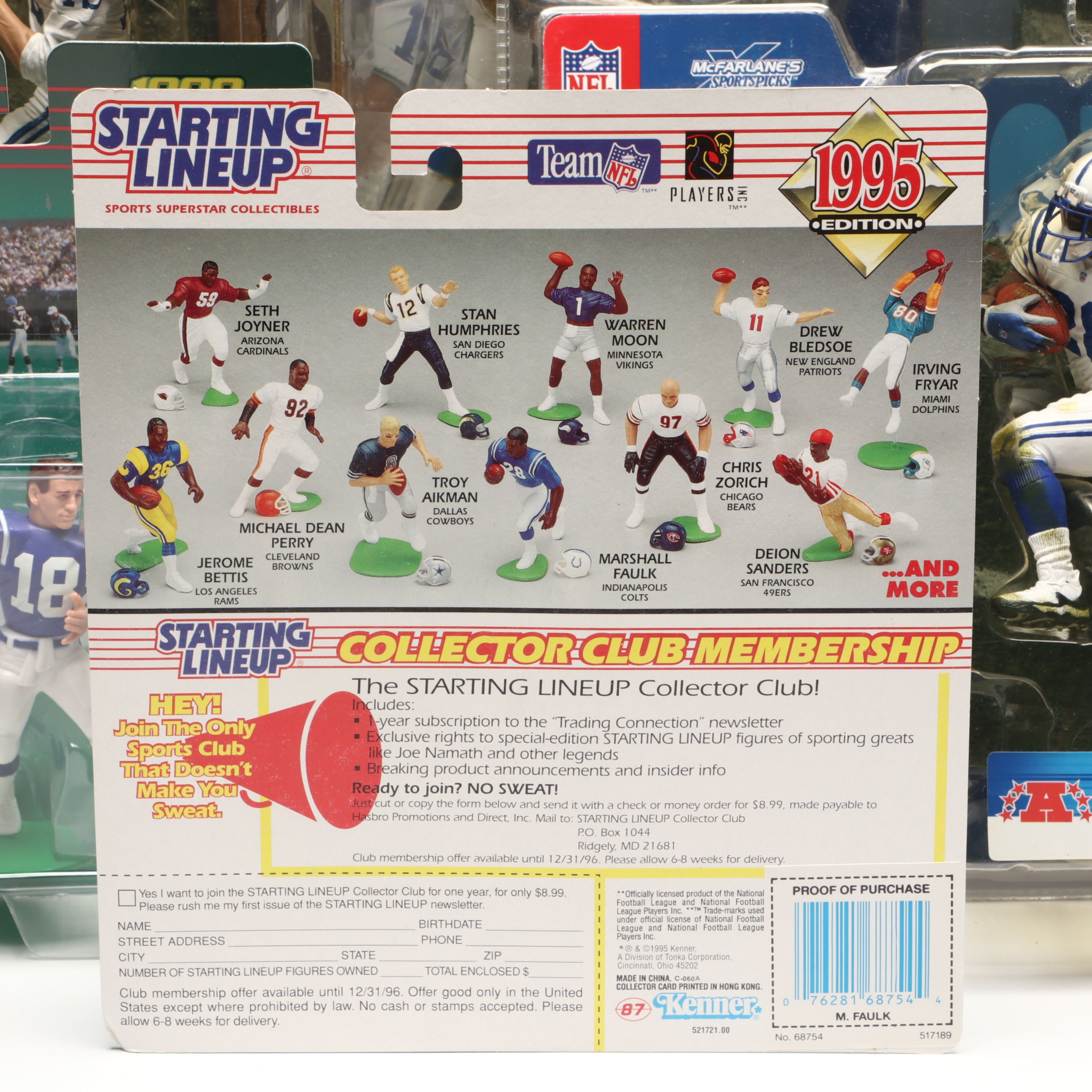 Special Edition Starting Lineup and NFL Legends Peyton Manning and More Figures