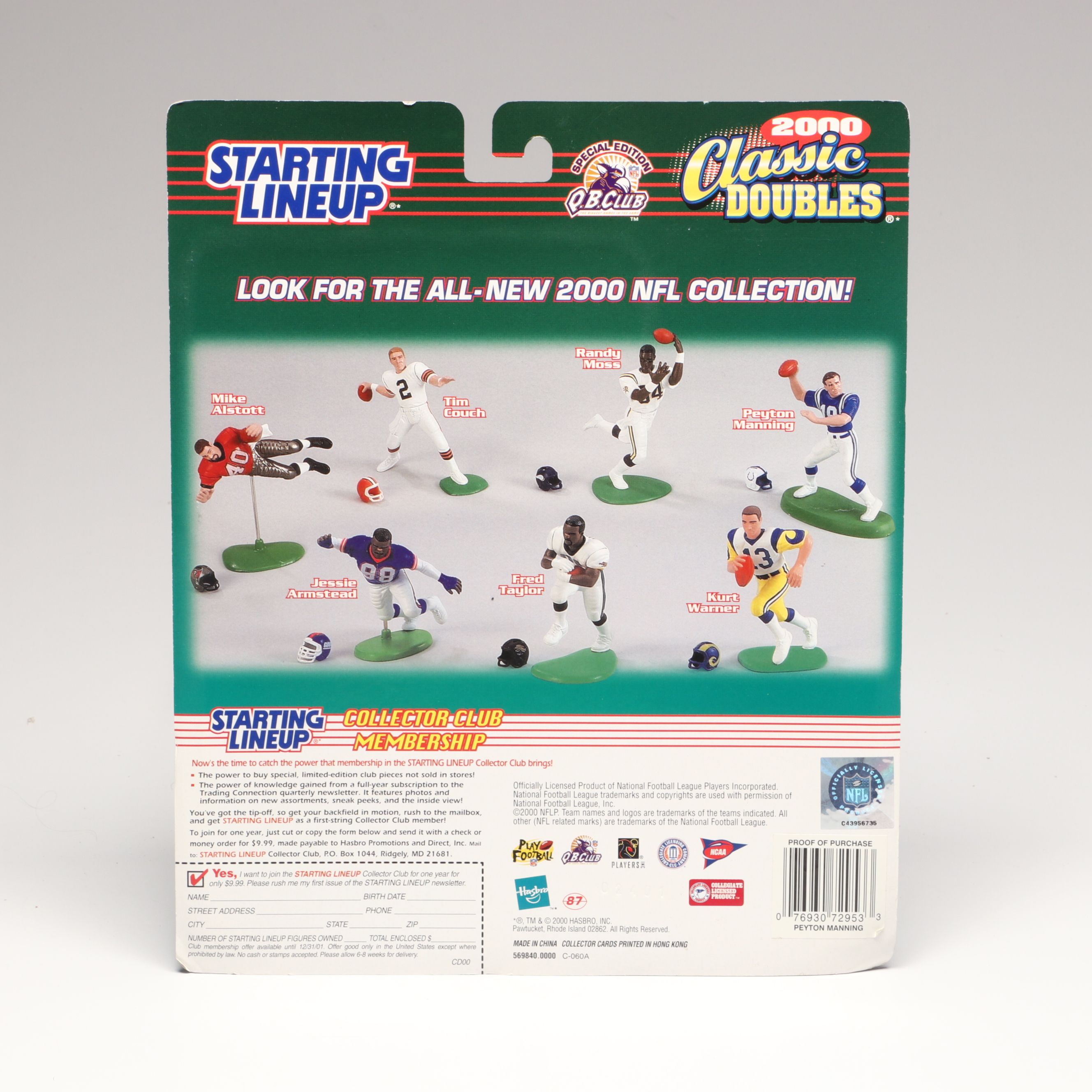 Special Edition Starting Lineup and NFL Legends Peyton Manning and More Figures