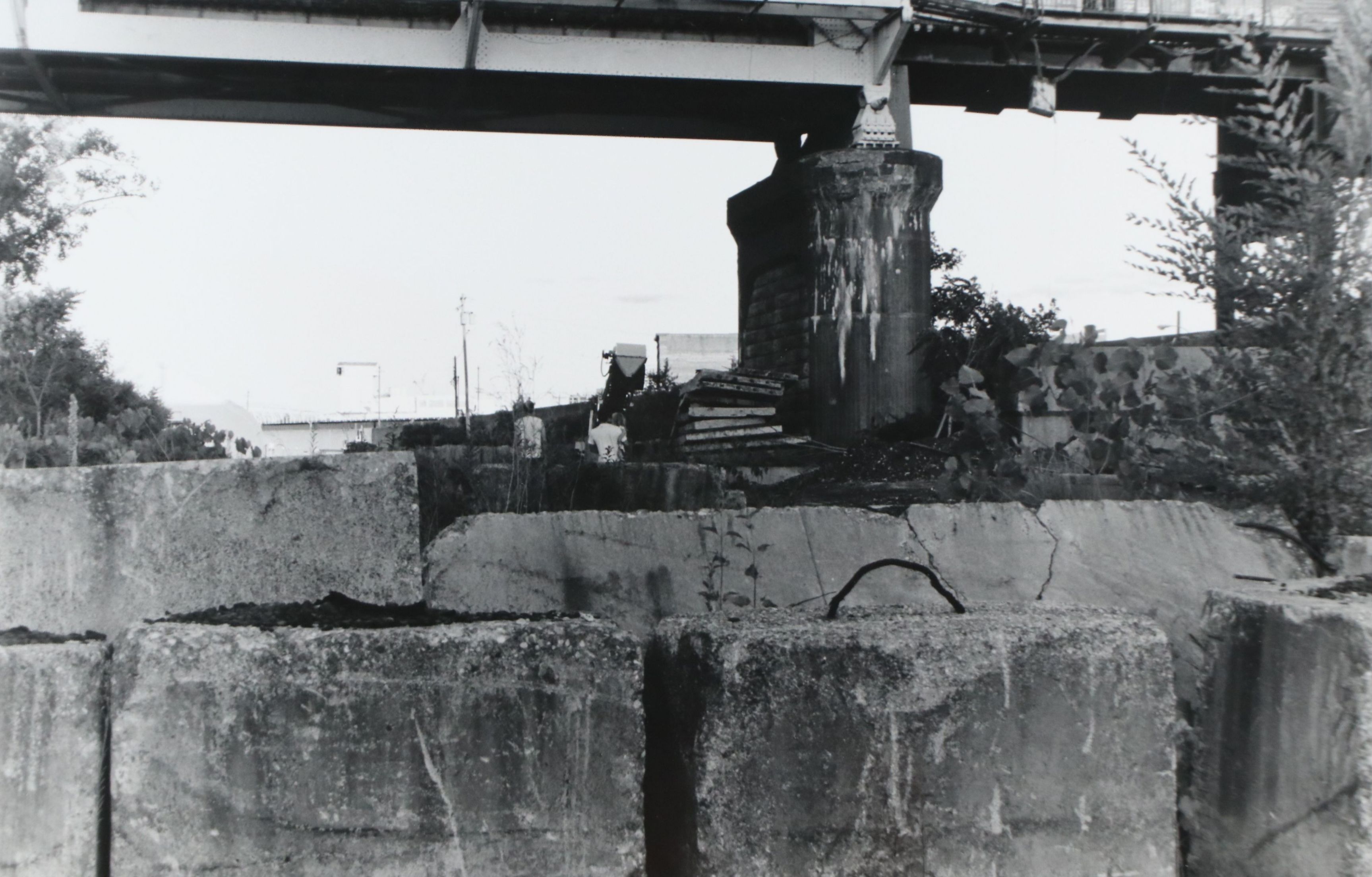Chris Hoeting Silver Gelatin Photograph "Under the Bridge, Lost Boys," 21st C.