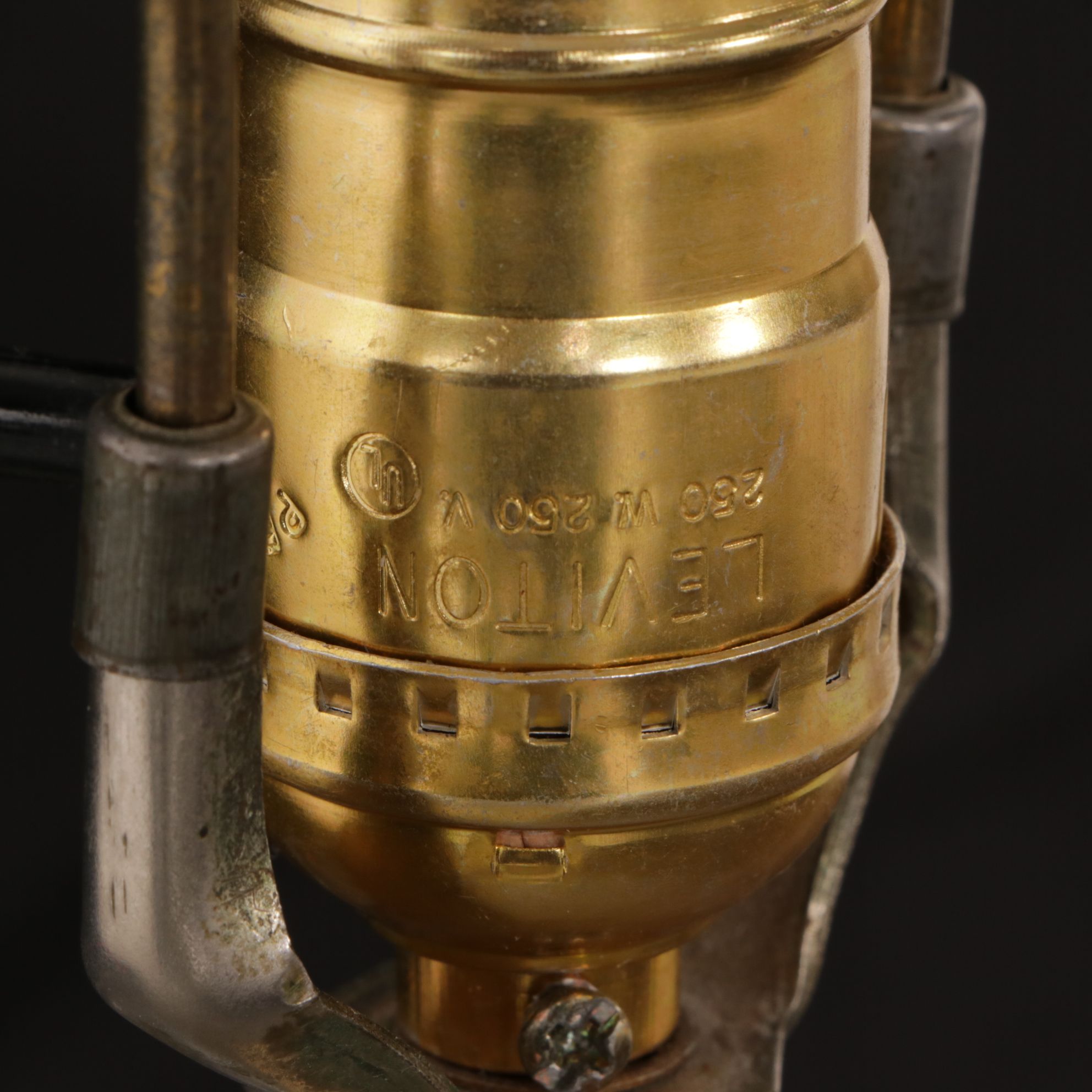 Cut Glass Mantle Luster Table Lamps with Hanging Prisms